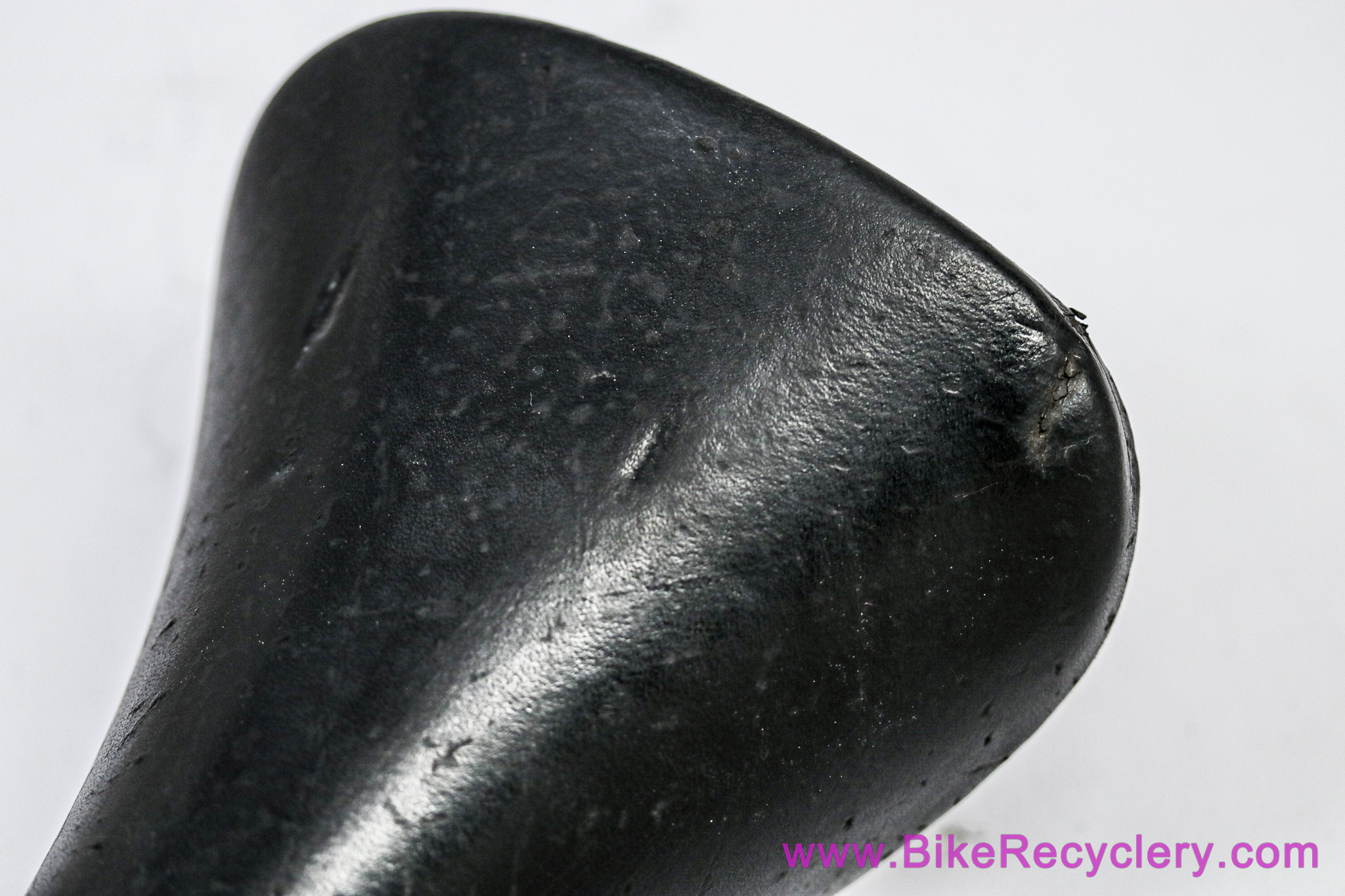 San Marco Concor Supercorsa Buffalo Leather Saddle: 1980's 1990's - Black (EXC)