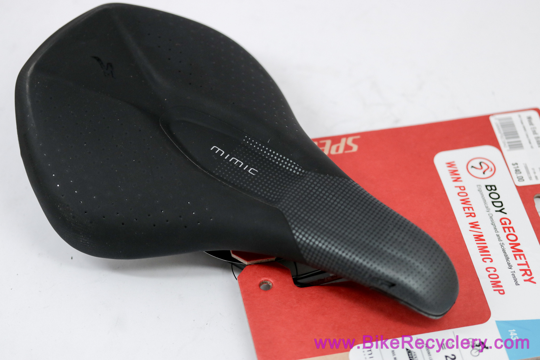 Specialized Power Comp w/ Mimic Saddle: 143mm - Black (NEW) - Bike