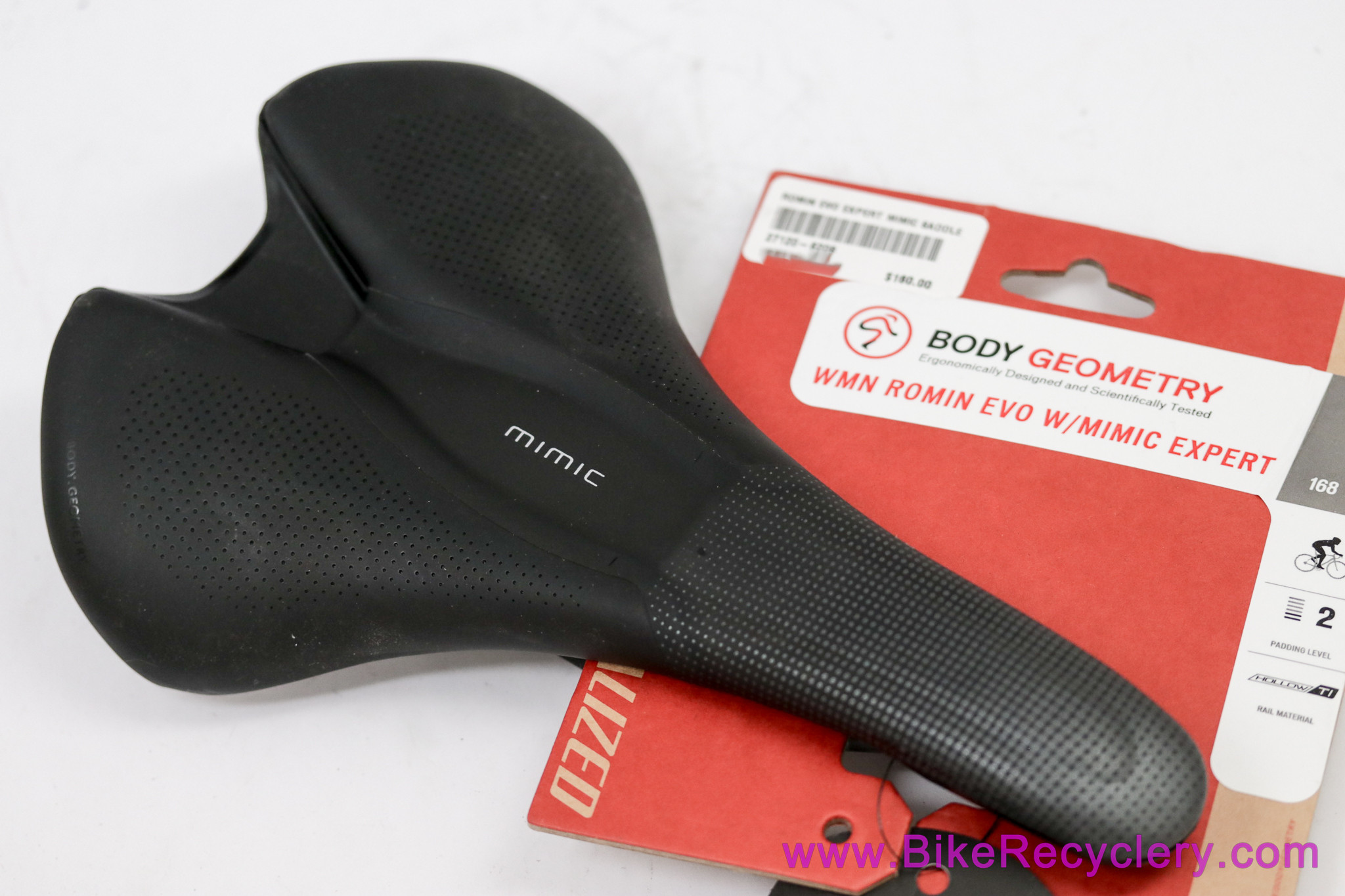 Specialized Romin Evo Expert Ti w/ Mimic Saddle: 168mm - Black (NEW)