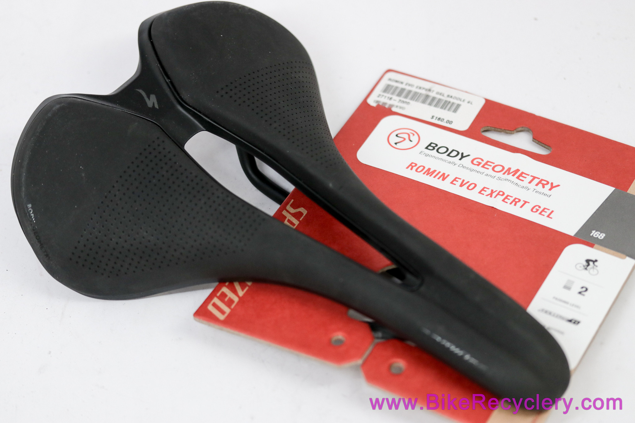 Specialized Romin Evo Expert Gel Ti Saddle: 168mm - Black (NEW)