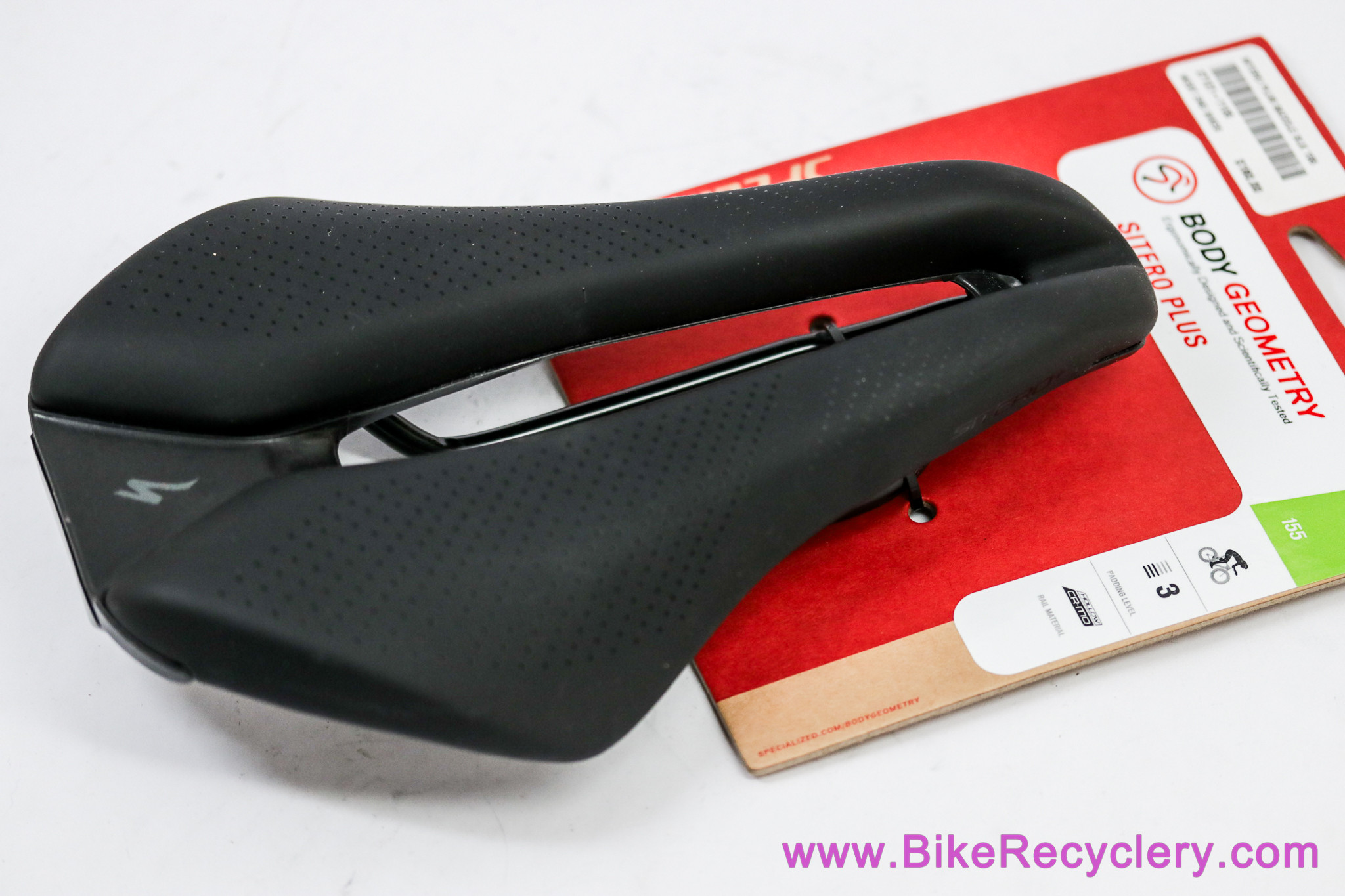 Specialized Sitero Plus Saddle: TT / Tri - 155mm - Black (NEW