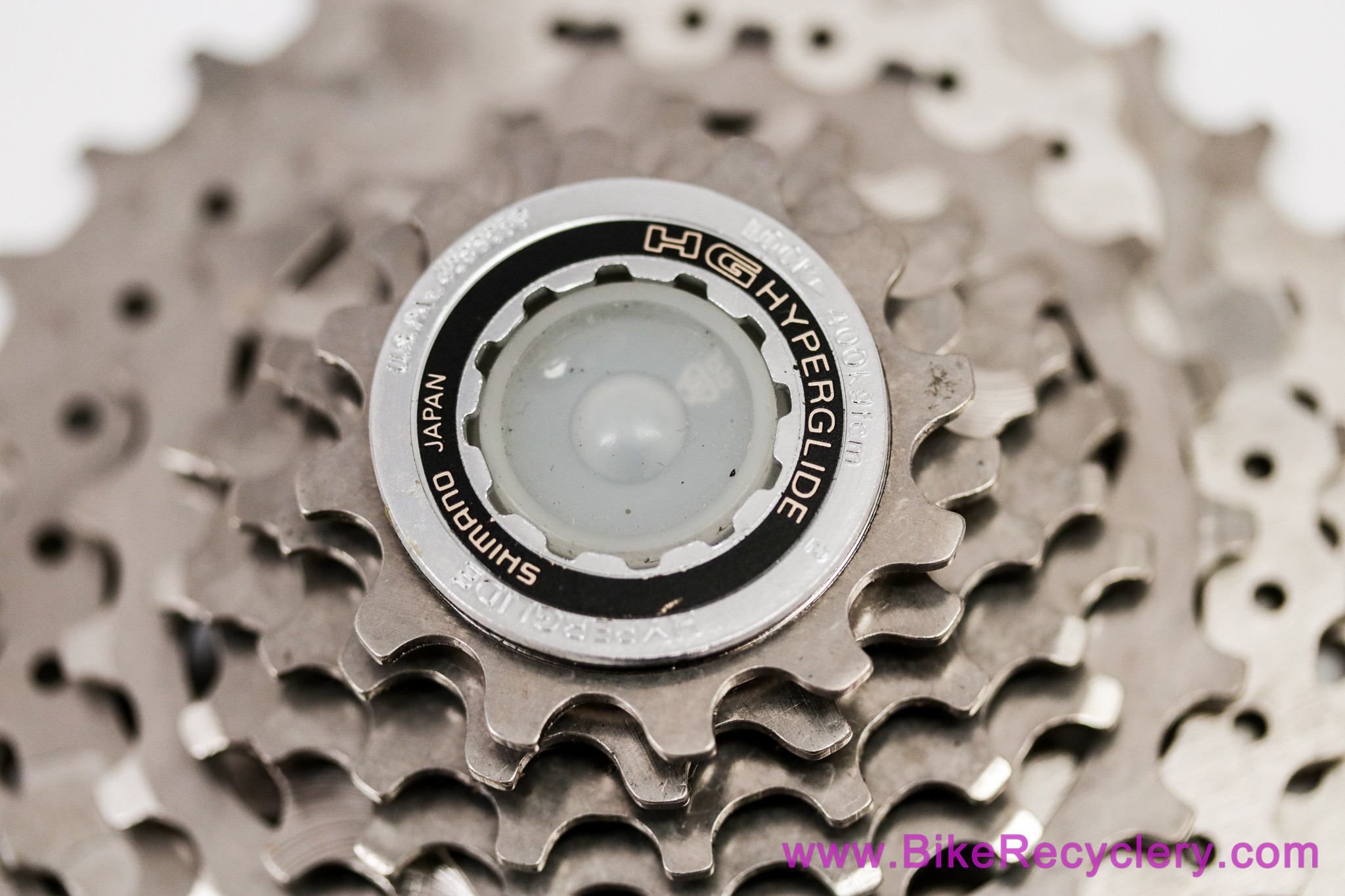 NOS SRP Titanium 8 Speed Cassette: MTB 12-32t - Shimano HG - Blue Spacers