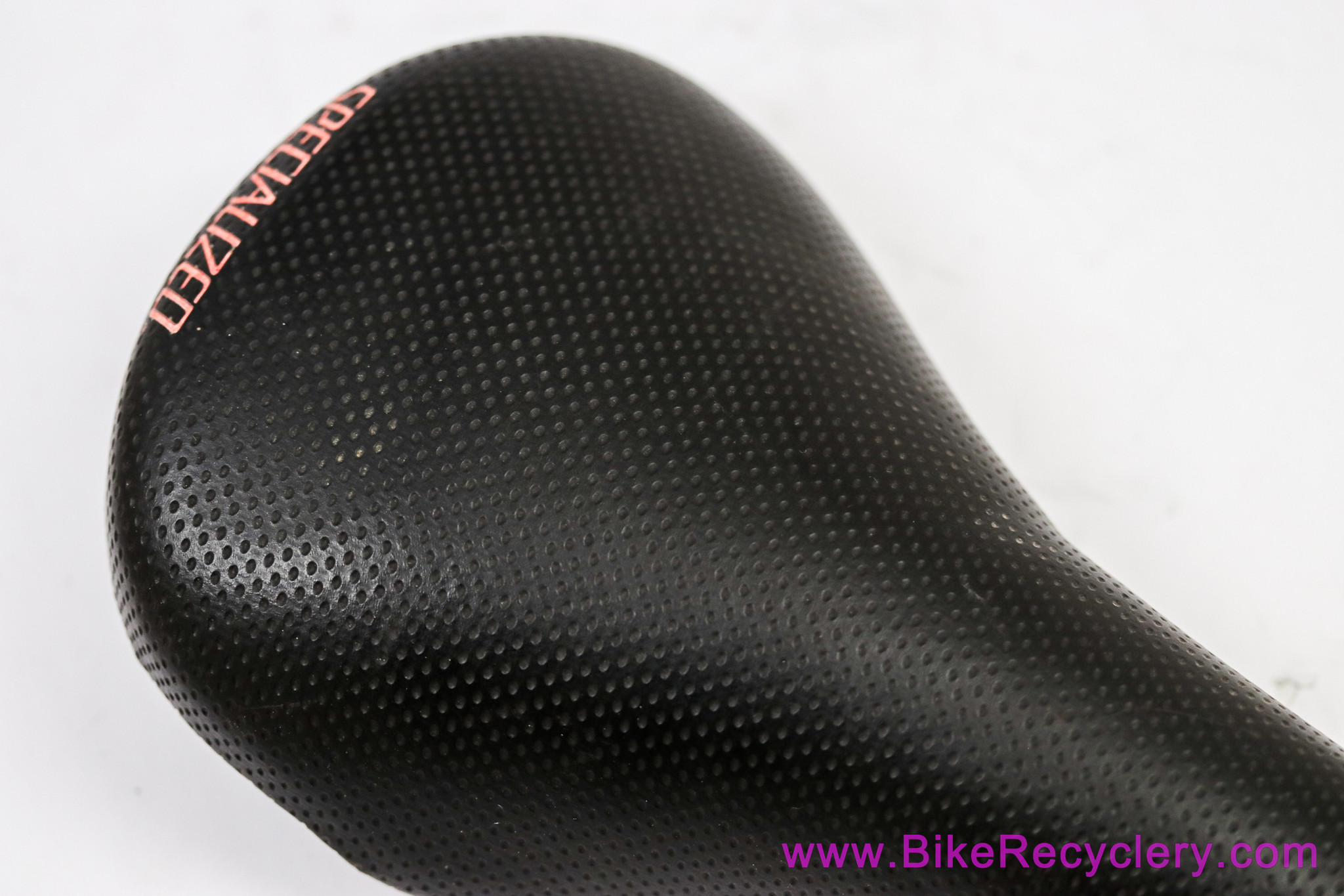 Specialized Prolong Saddle: Perforated Black Leather - 1993 (Low Miles)