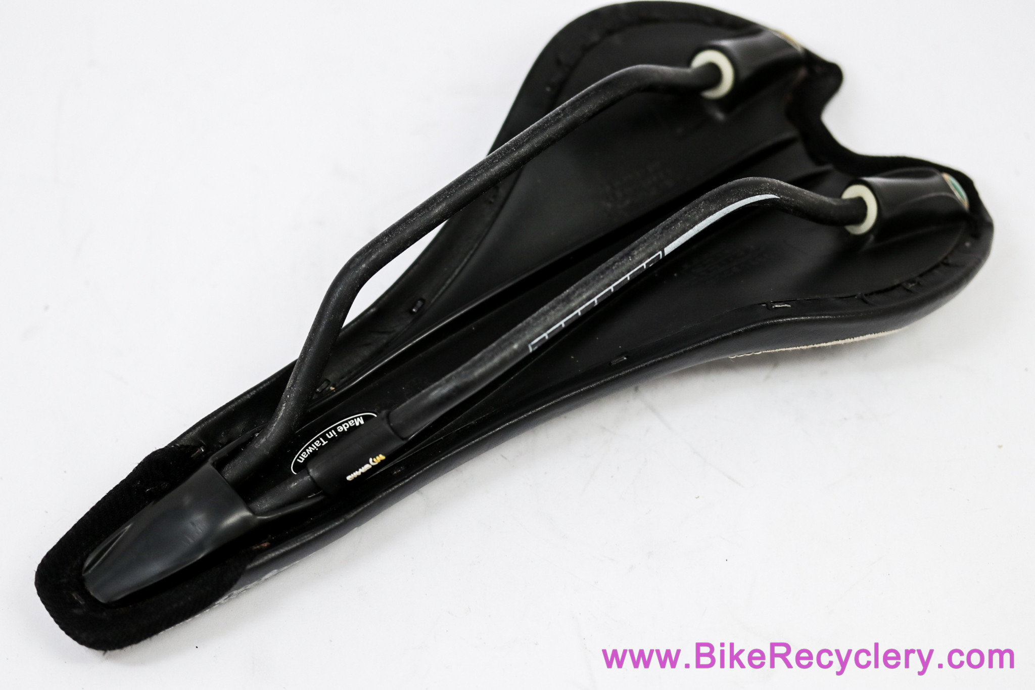 NOS San Marco Ponza Black Leather Saddle: Black