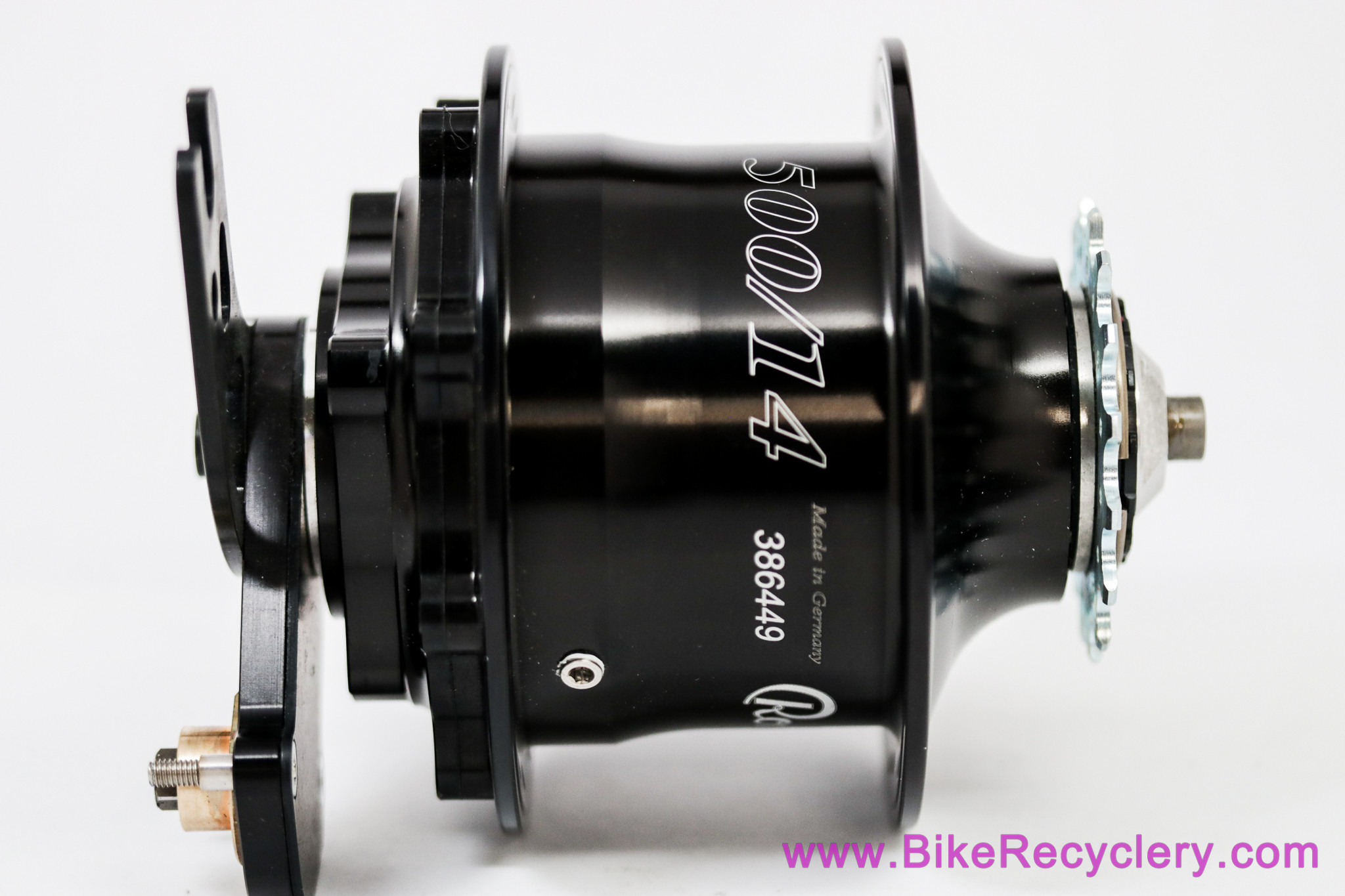 Rohloff Speedhub 500/14 #8027PM: CC  DB PM - 32h x 135mm QR - Disc - 14s - Black (NEW)