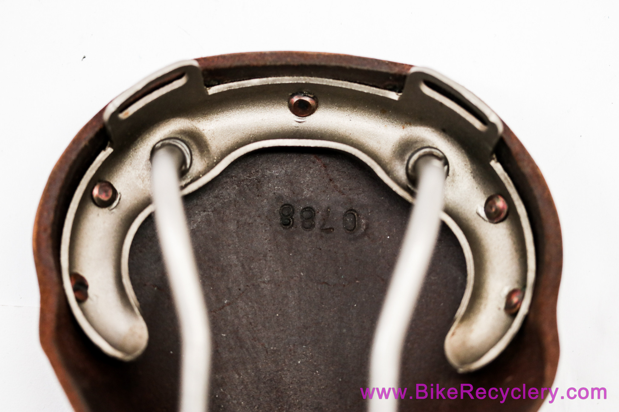Brooks B17 Champion Sprinter Saddle: Titanium - Limited Edition - Antique Brown - 380g (Near Mint)