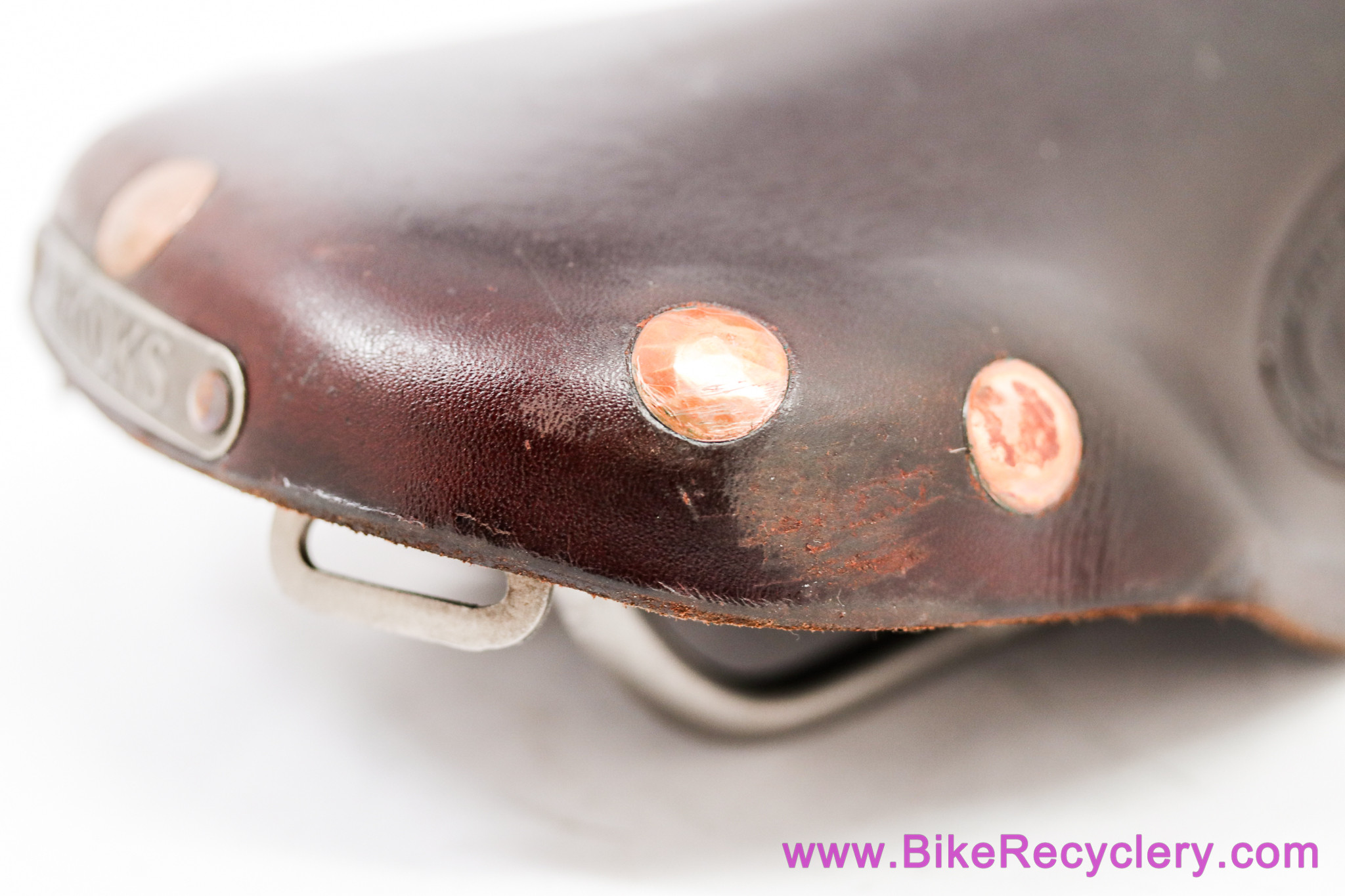 Brooks B17 Champion Sprinter Saddle: Titanium - Limited Edition - Antique Brown - 380g (Near Mint)