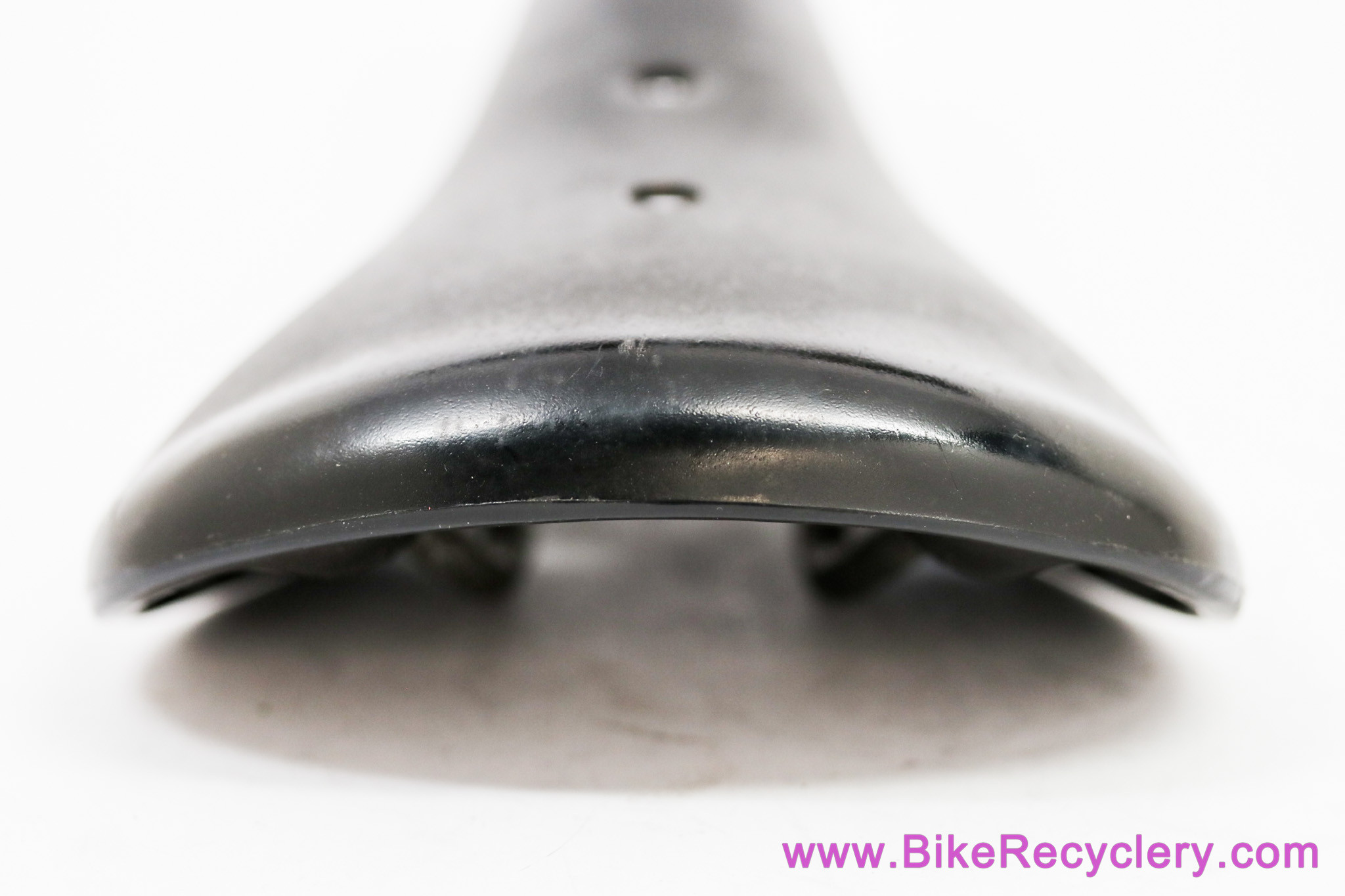 Cinelli Unicanitor MOD 50 Uncovered Plastic Saddle: 1960's - Old Cinelli Logo 