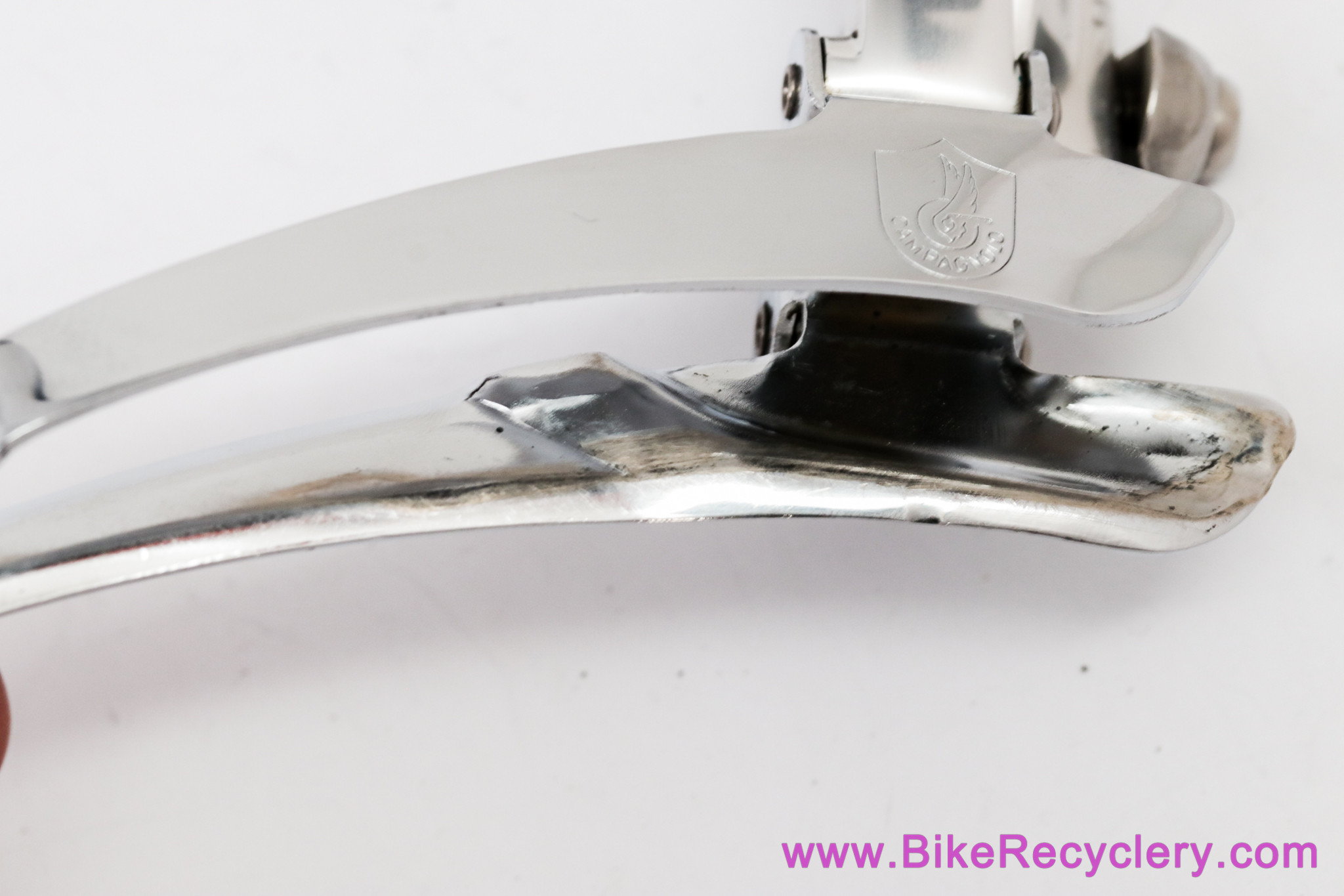 Campagnolo C-Record A022 Front Derailleur: Braze On - 2nd Gen 1984-1991 (Near Mint+ Low Miles)