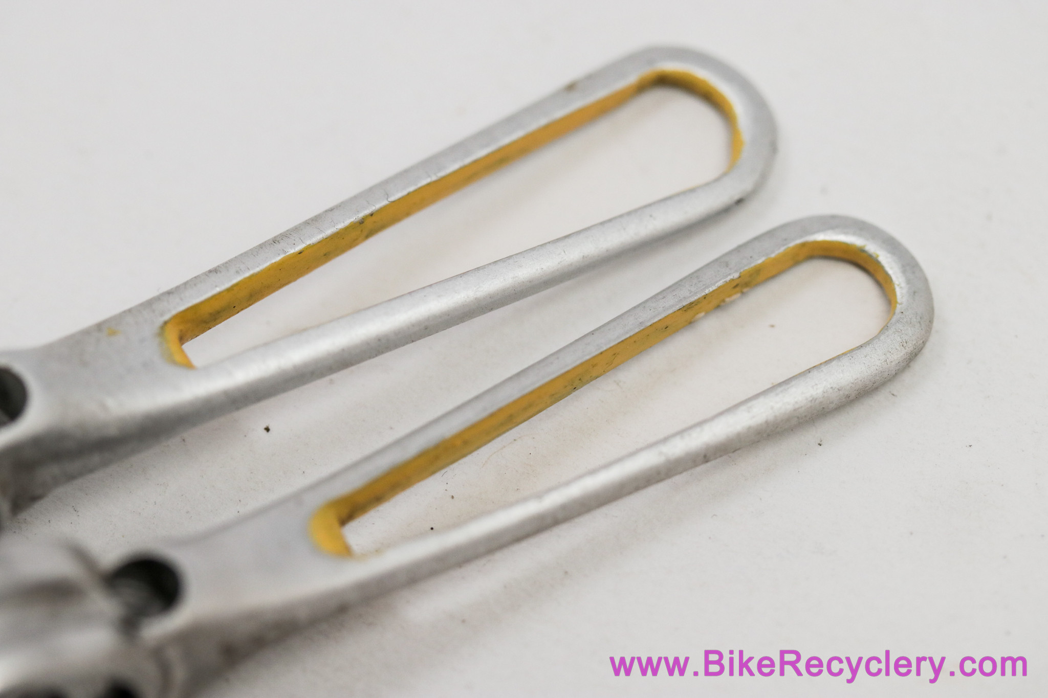 Campagnolo Nuovo Record Downtube Shifters: Milled + Yellow Fill - #1013 Braze