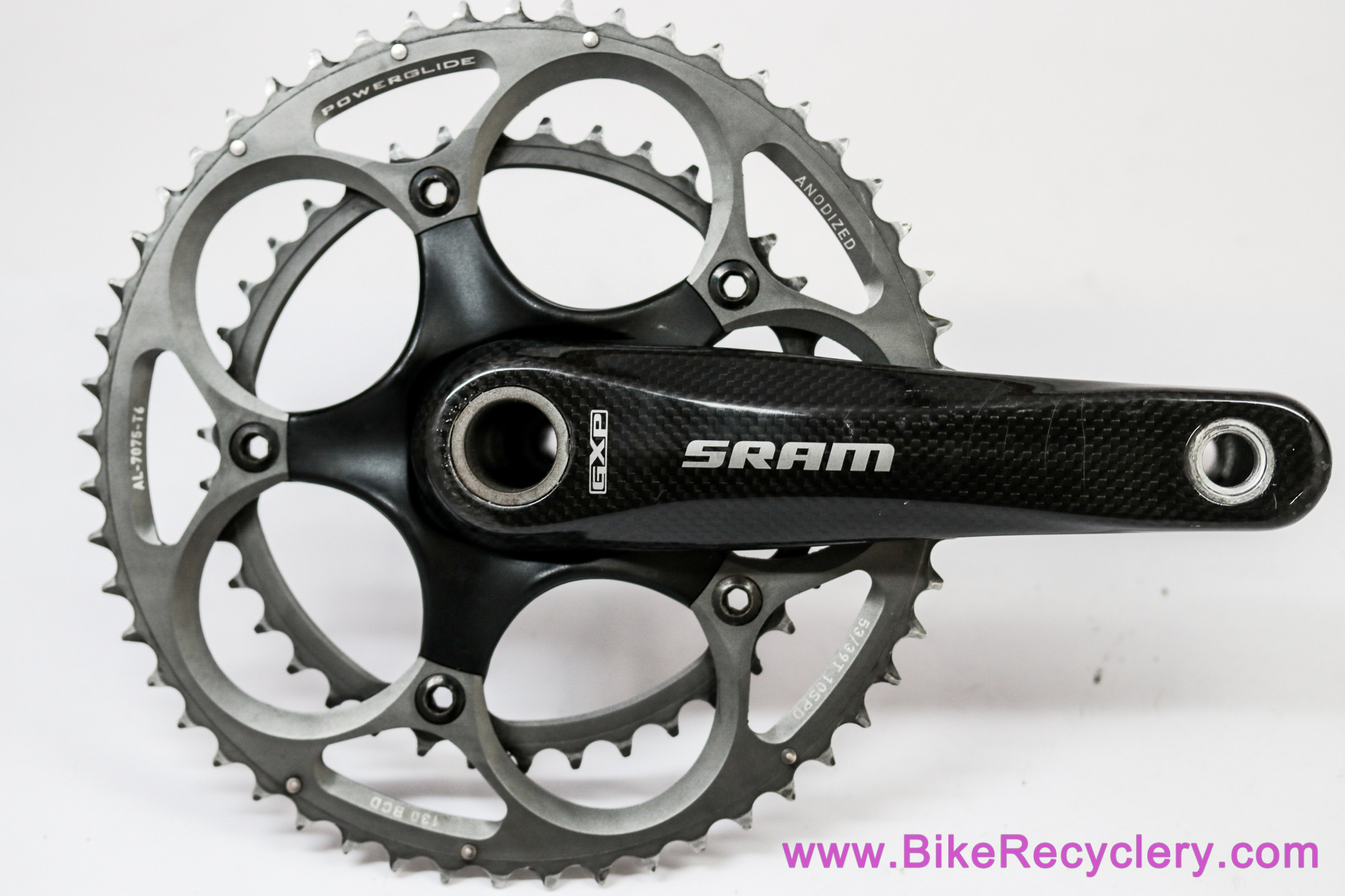SRAM S950 S-Series Carbon Crankset: 170mm x 53/39t Double - GXP - 3-Bolt Direct Mount (LOW Miles Near Mint+)