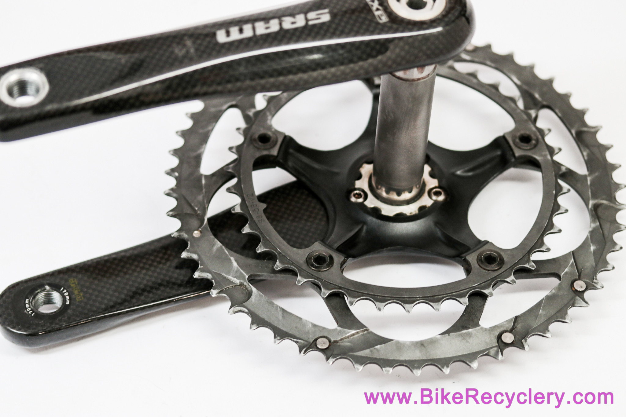 SRAM S950 S-Series Carbon Crankset: 170mm x 53/39t Double - GXP