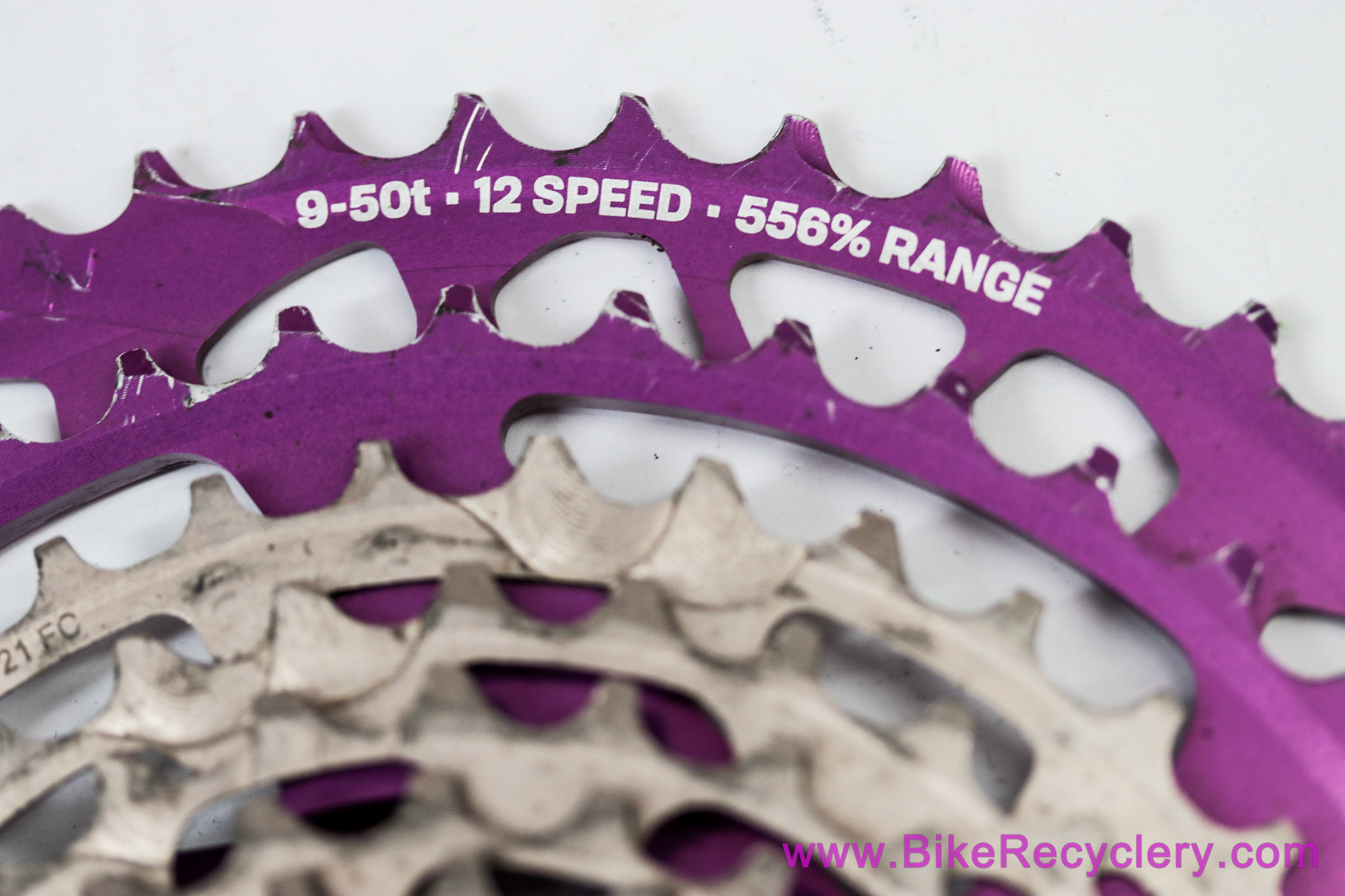e*thirteen Helix R Race 12s Cassette: 9-50t - XD/XDR - Eggplant Purple (Near Mint)