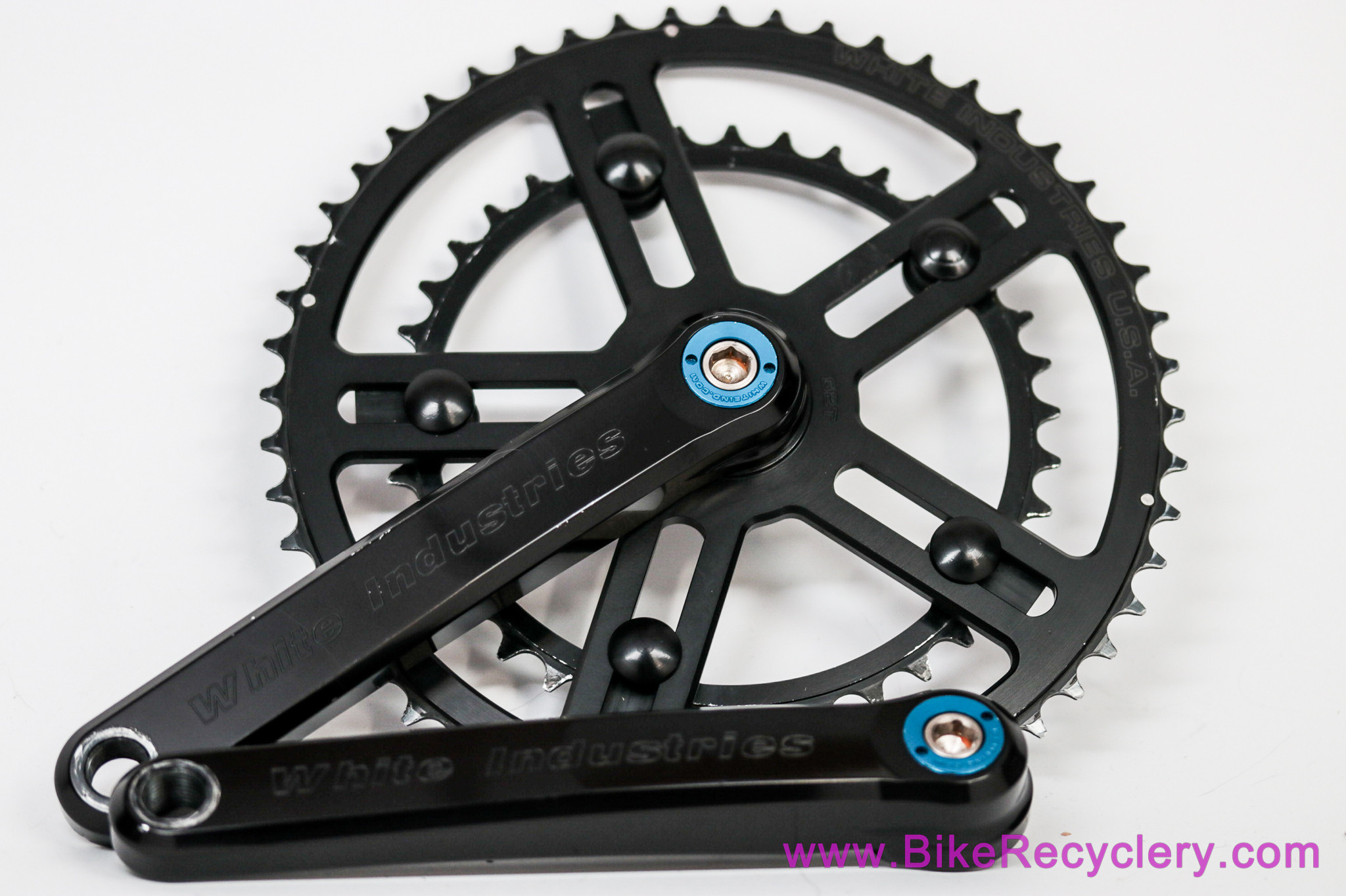 White Industries VBC Square Taper Road Crank: 165mm x 52/38t (Near Mint+ LOW MILES)