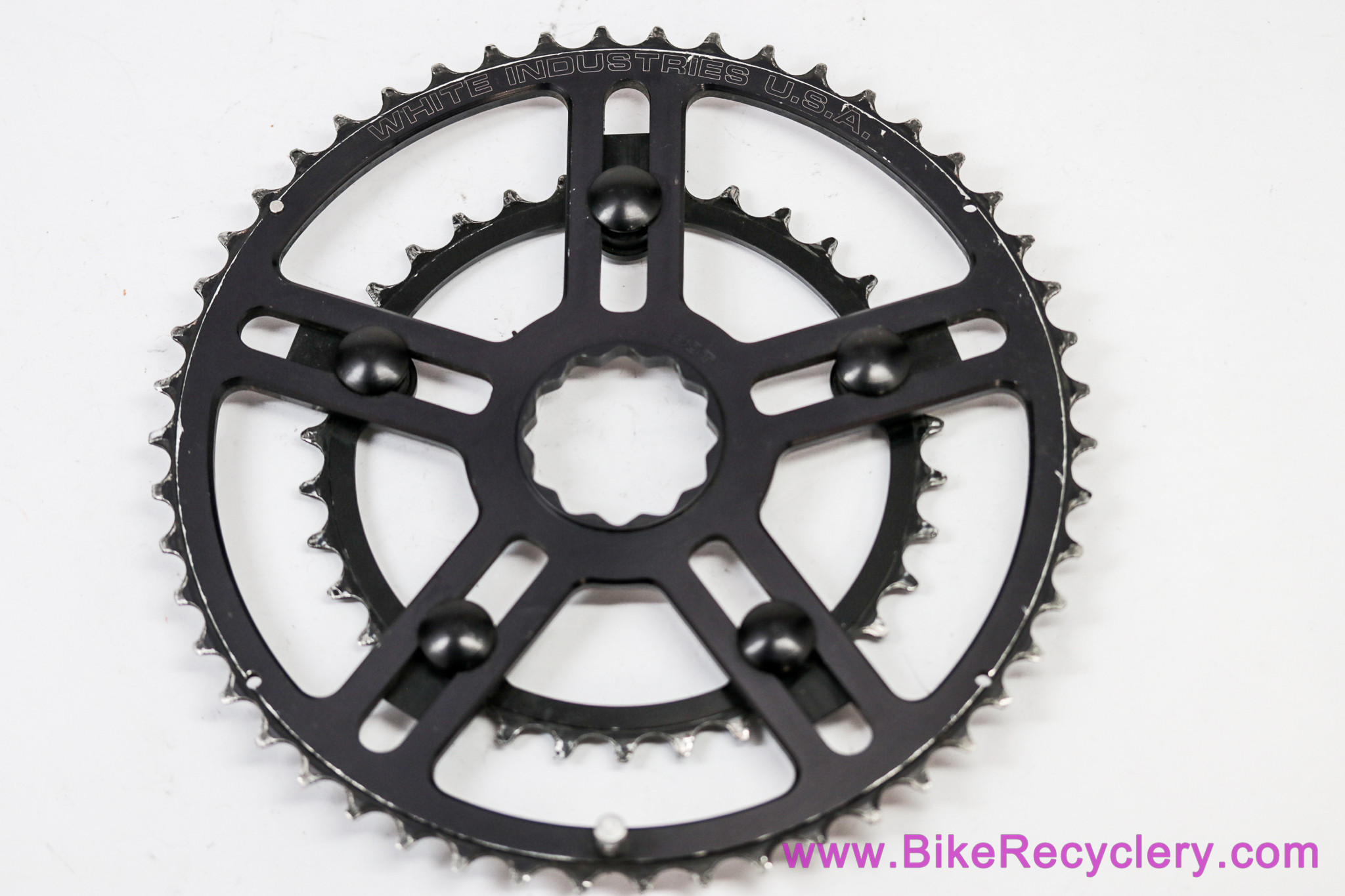 White Industries v1 VBC 2x Chainring Set: MR30 - 50/34t Compact