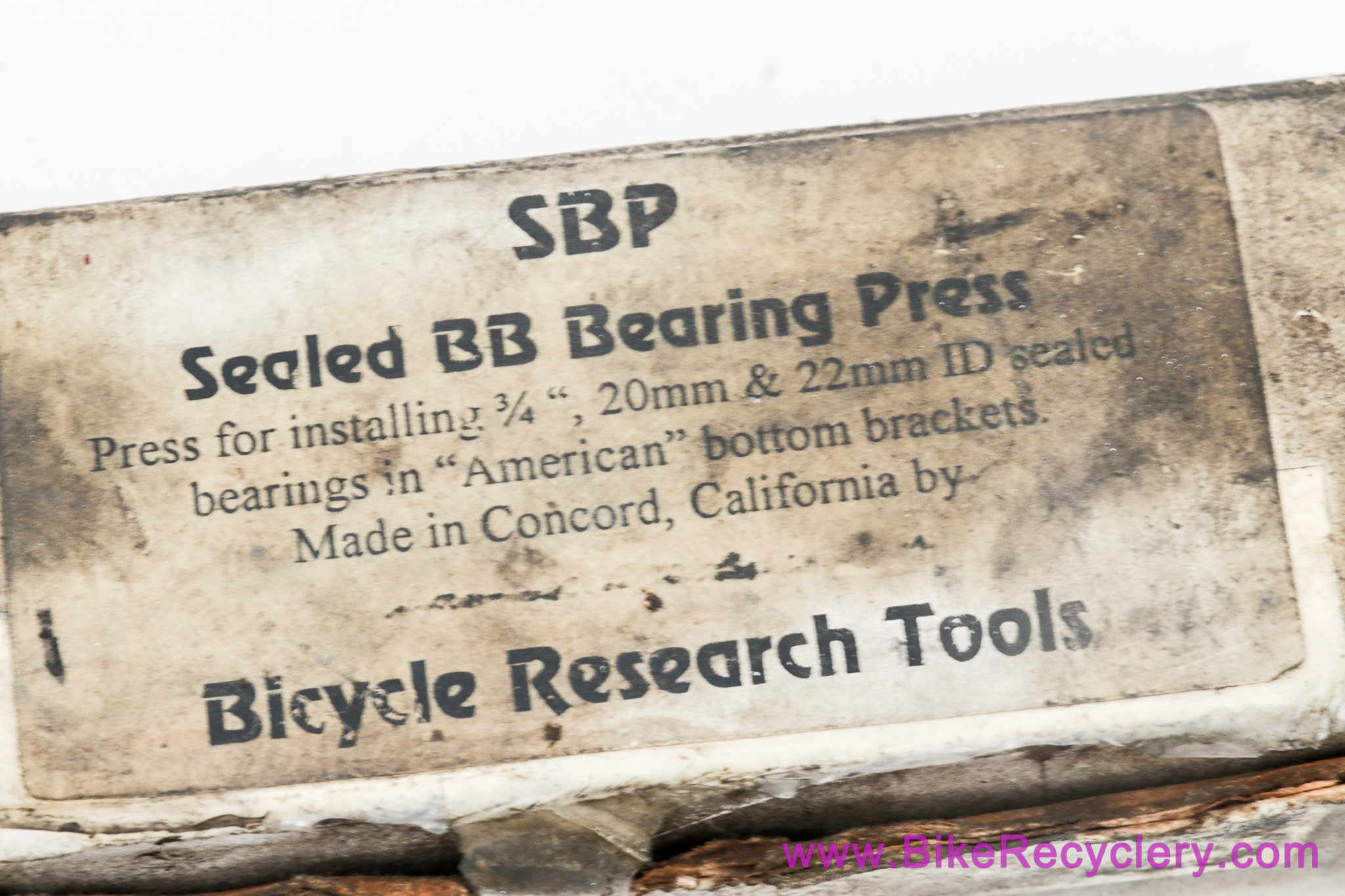Bicycle Research SBP Sealed Bearing Press: American Bottom Brackets 3/4" + 20mm + 22mm