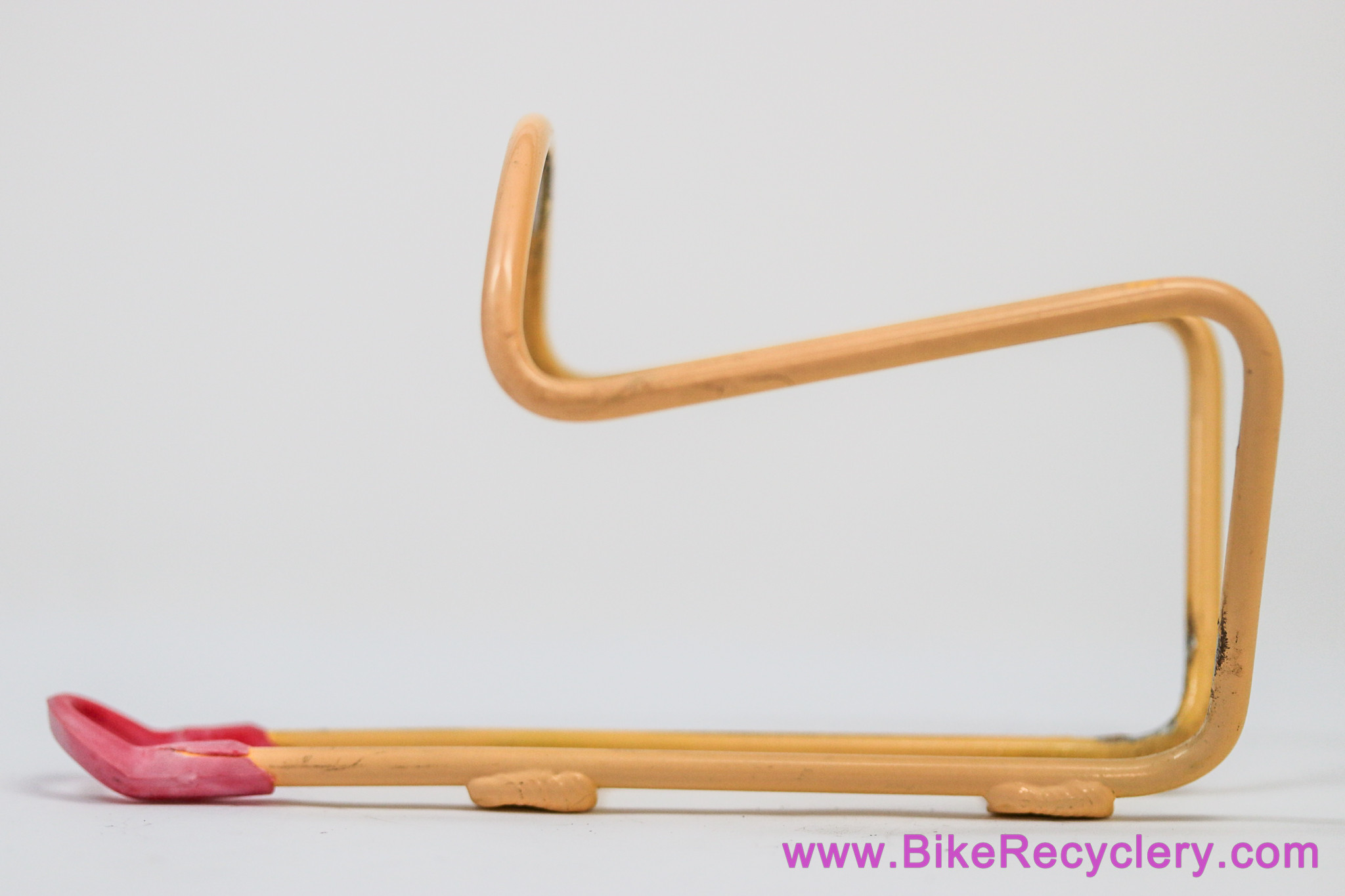 Blackburn Tubular Bottle Cage: Vintage 1970s / 1980's - TA REF 215 Style - Alloy - 35g - Yellow/Red