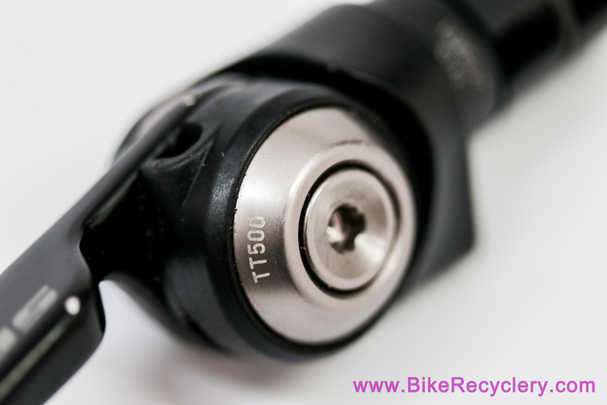 SRAM TT-500 Aero Bar End Shifter: LEFT / FRONT 2/3s - Silver Caps (New Take-Off w/ Shop Wear)