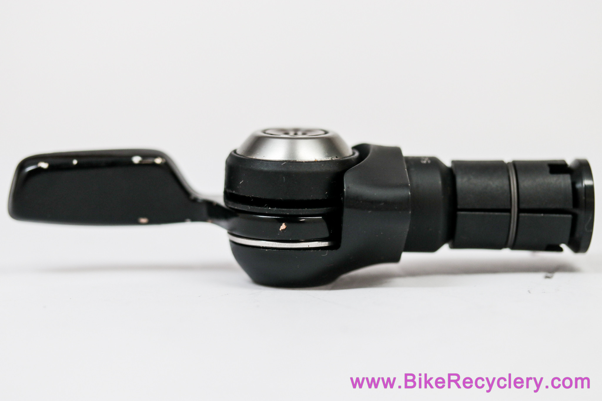 SRAM TT-500 Aero Bar End Shifter: LEFT / FRONT 2/3s - Silver Caps (New Take-Off w/ Heavy Shop Wear)