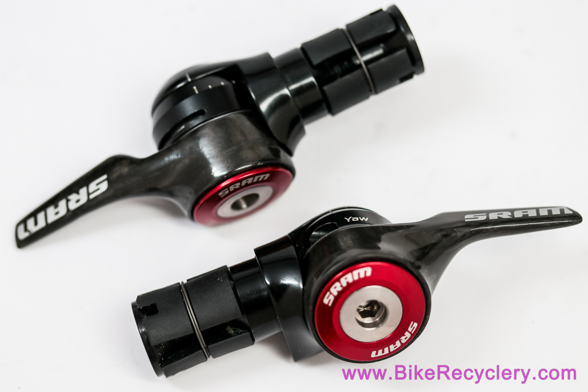 Sram Red R2C SL-1090 Yaw 10s TT Aero Bar End Shifters: Carbon (New