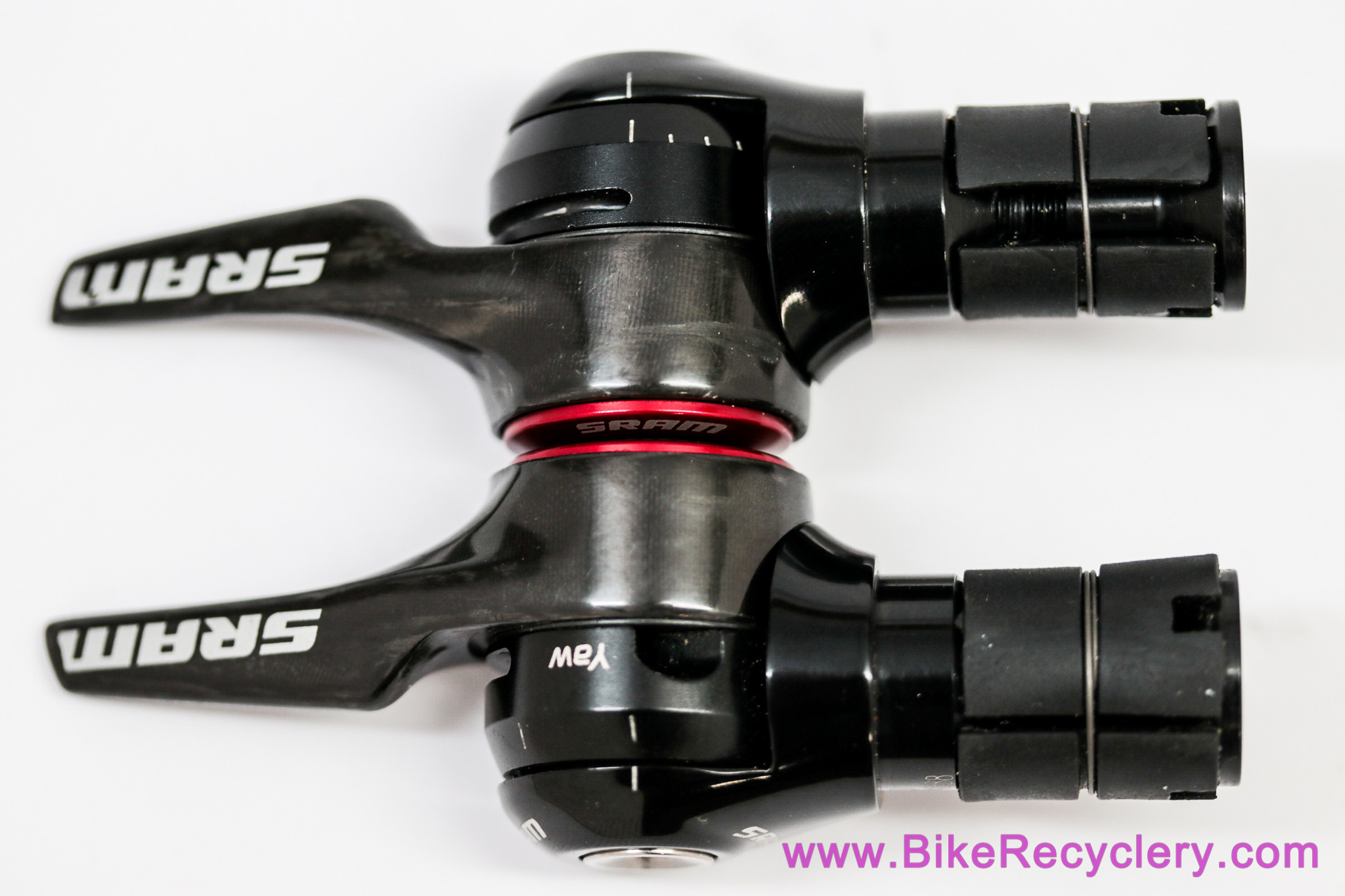 Sram Red R2C SL-1090 Yaw 10s TT Aero Bar End Shifters: Carbon (New