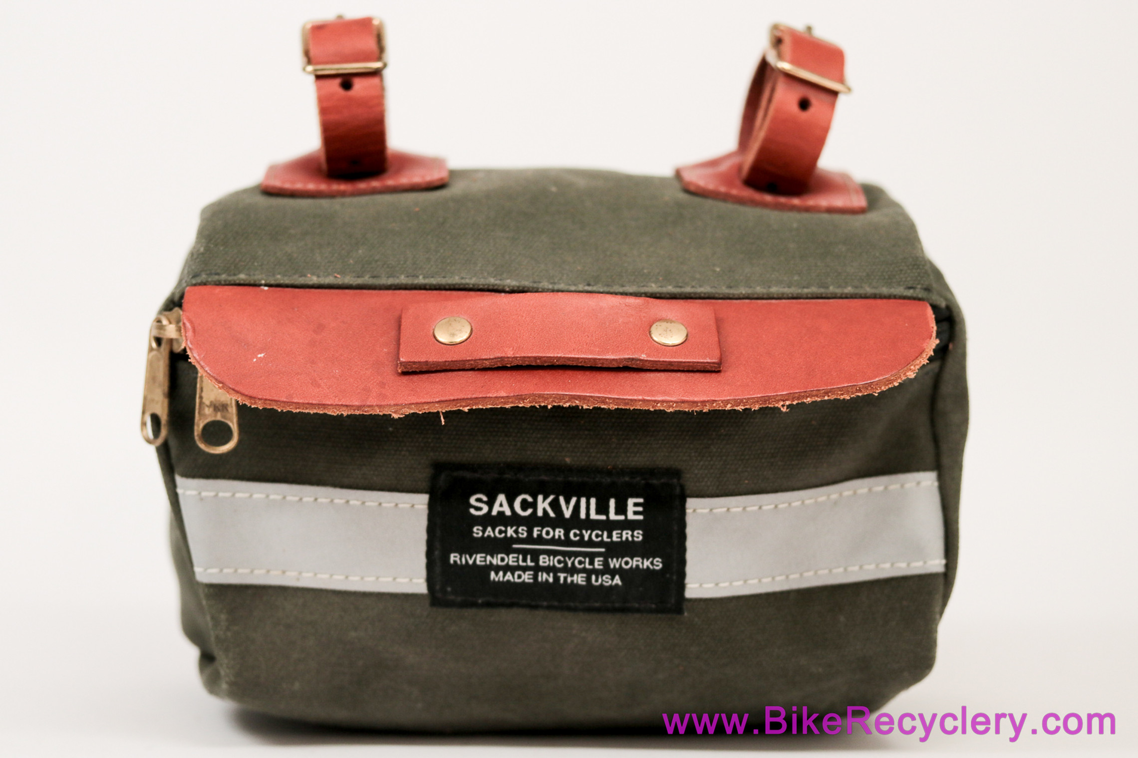 NOS Rivendell Sackville Saddle Sack XS Saddle Bag: Green