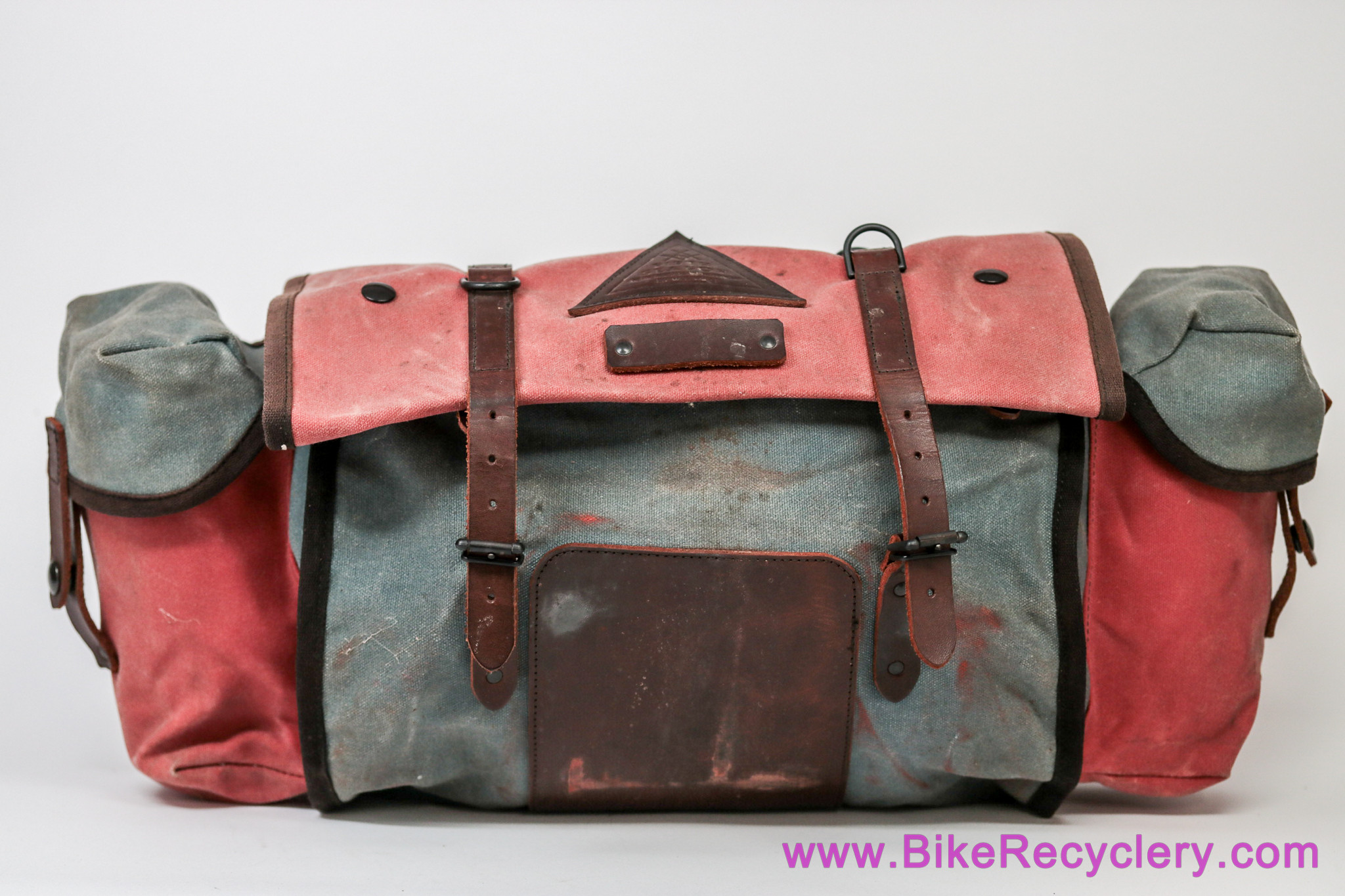 Analog x Waxwing Fifth Season Key Pa Saddle / Handlebar Bag: RARE & Huge! Waxed Cotton - 34L