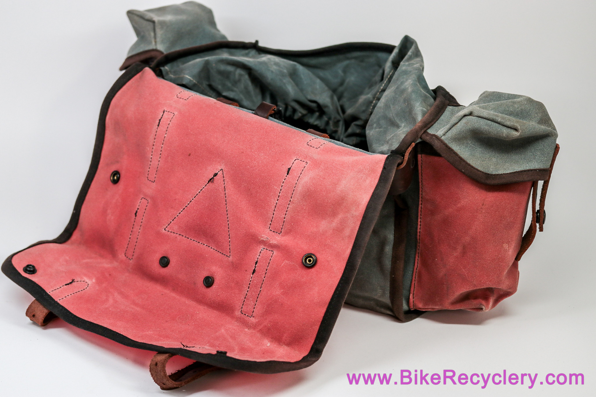 Analog x Waxwing Fifth Season Key Pa Saddle / Handlebar Bag: RARE & Huge! Waxed Cotton - 34L