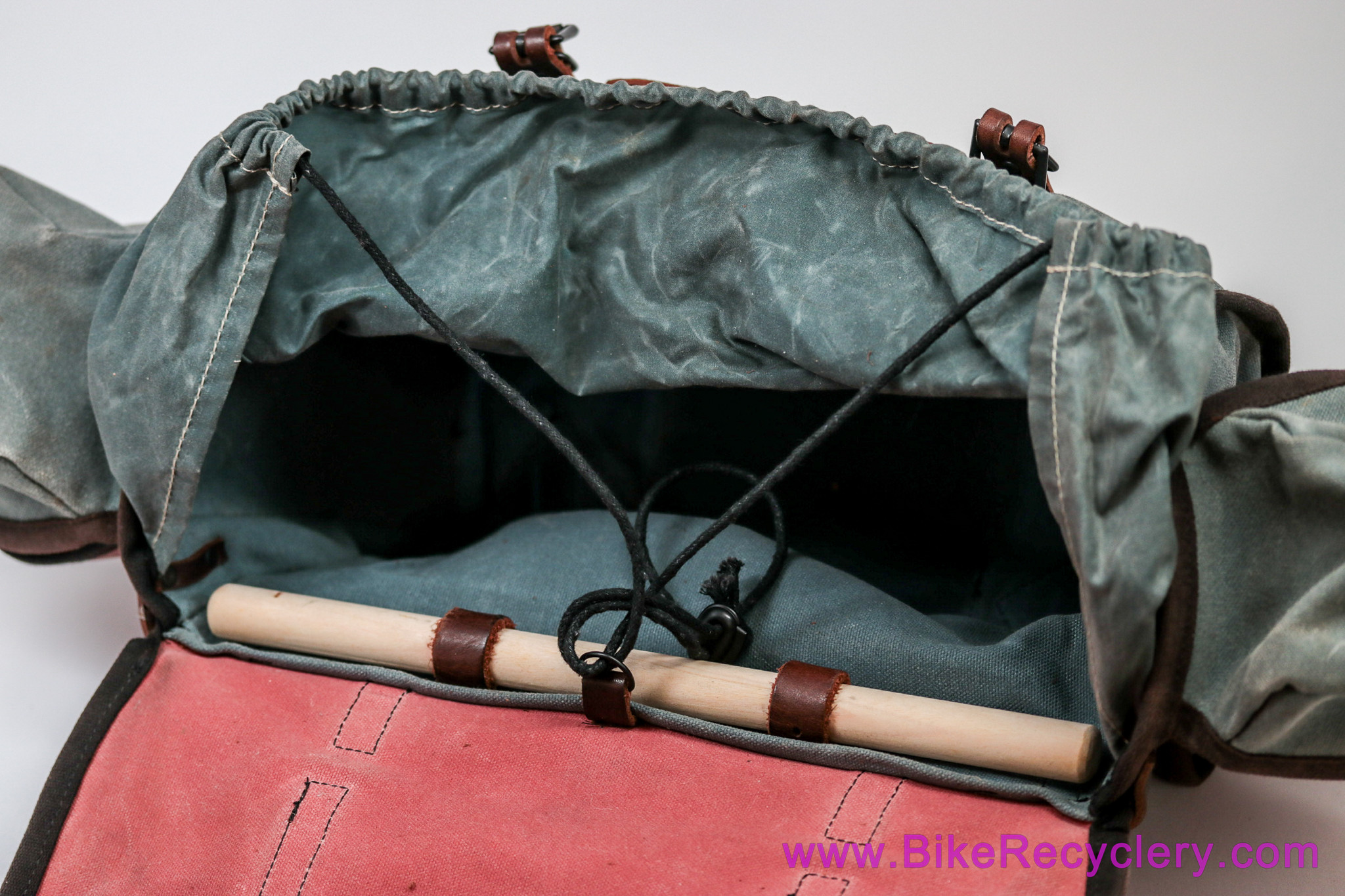 Analog x Waxwing Fifth Season Key Pa Saddle / Handlebar Bag: RARE & Huge! Waxed Cotton - 34L