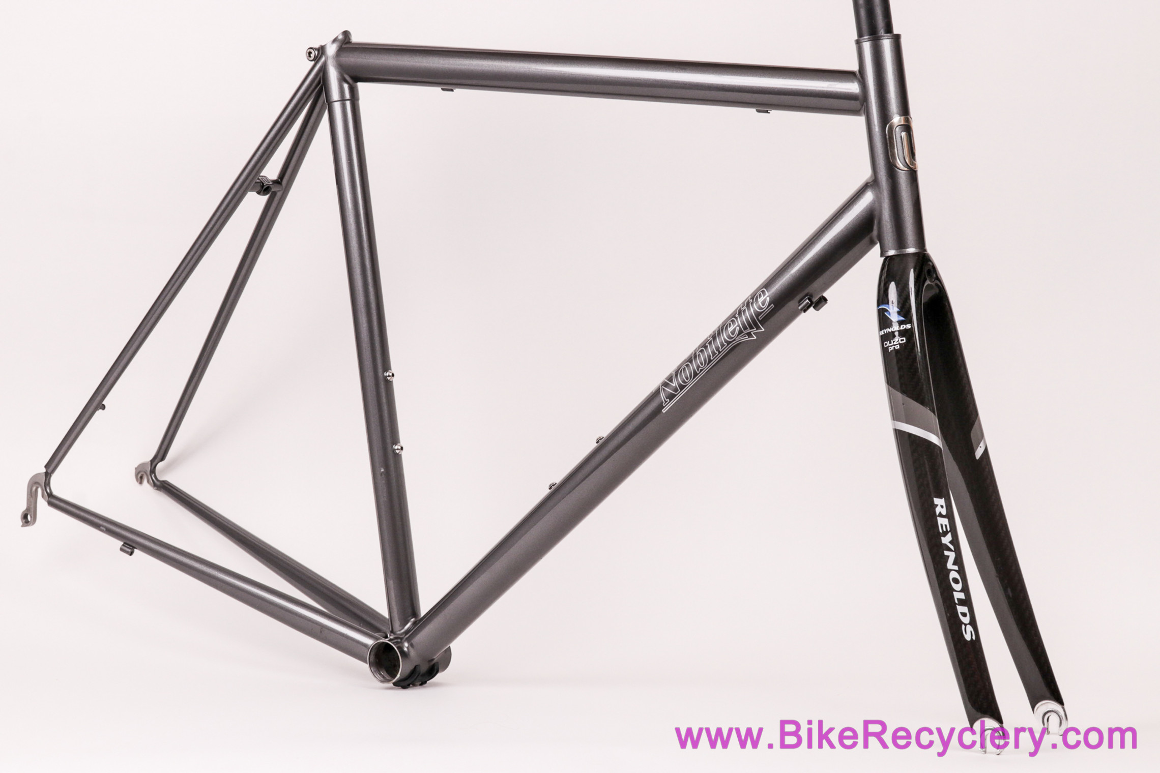 Mark Nobilette Model A Fillet Brazed Frameset: 55cm Shaped Tubes