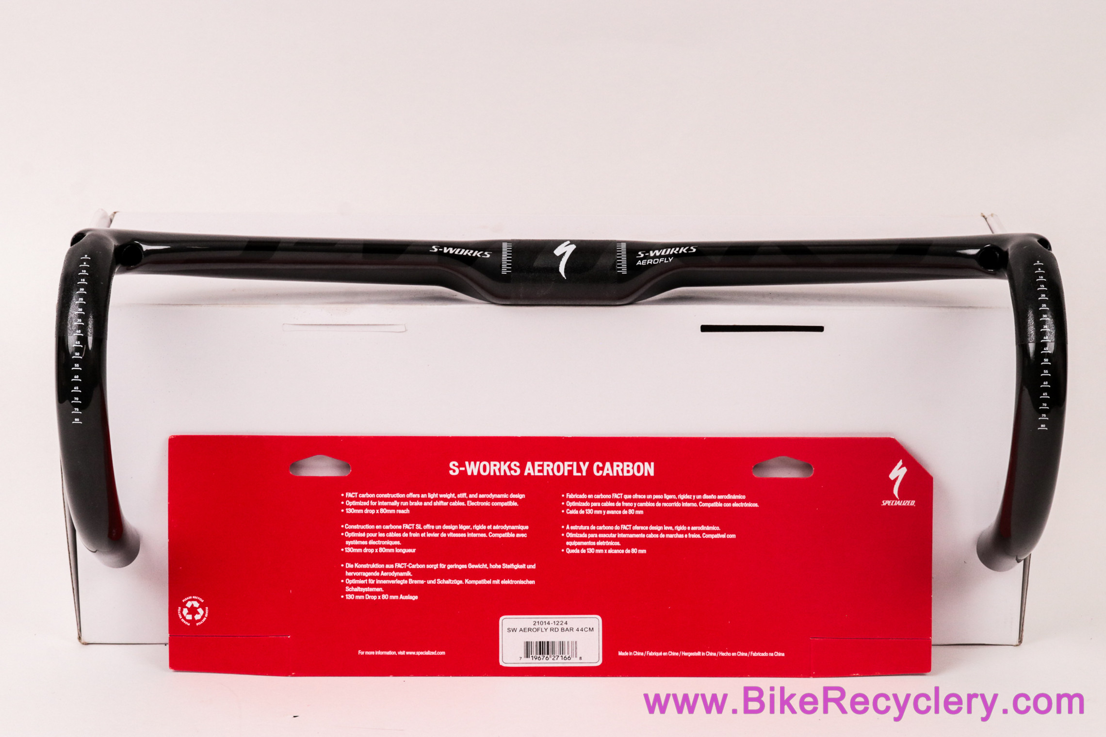 パーツ S-WORKS AEROFLY1 400mm Specialized S-Works Aerofly I Carbon Handlebar: 44cm - Gloss