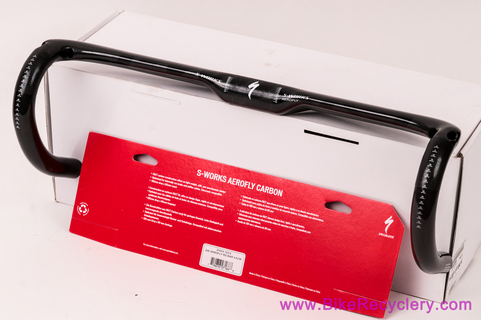 Specialized S-Works Aerofly I Carbon Handlebar: 44cm - Gloss Black (NEW)