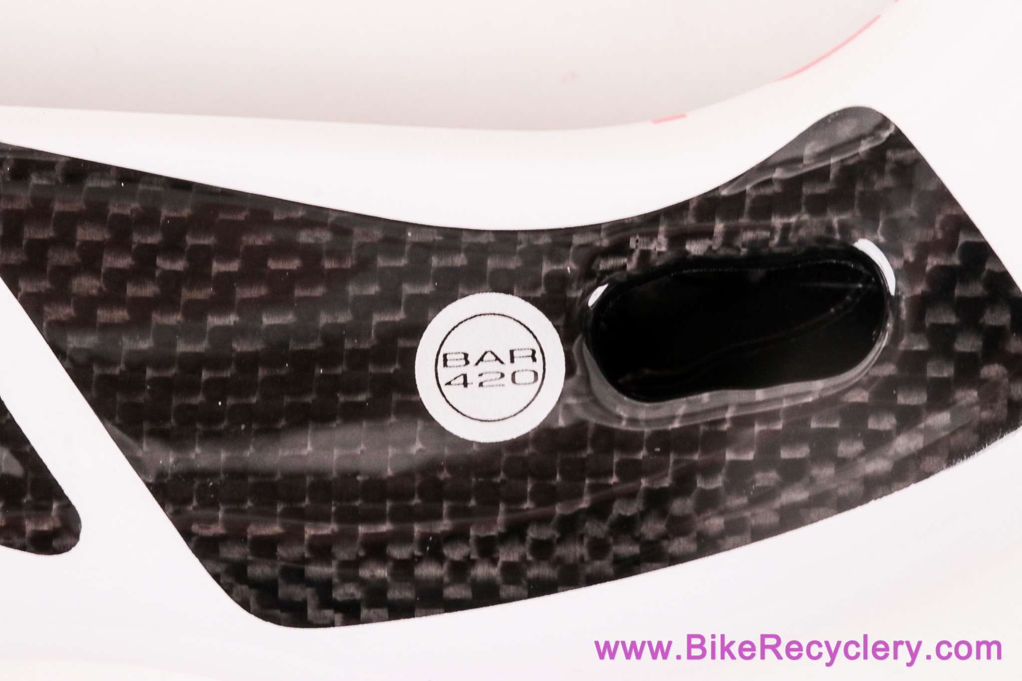 NOS Cinelli Ram 2 Integrated Handlebar: 42cm x 110mm - Carbon - White (Take Off From Show Bike)