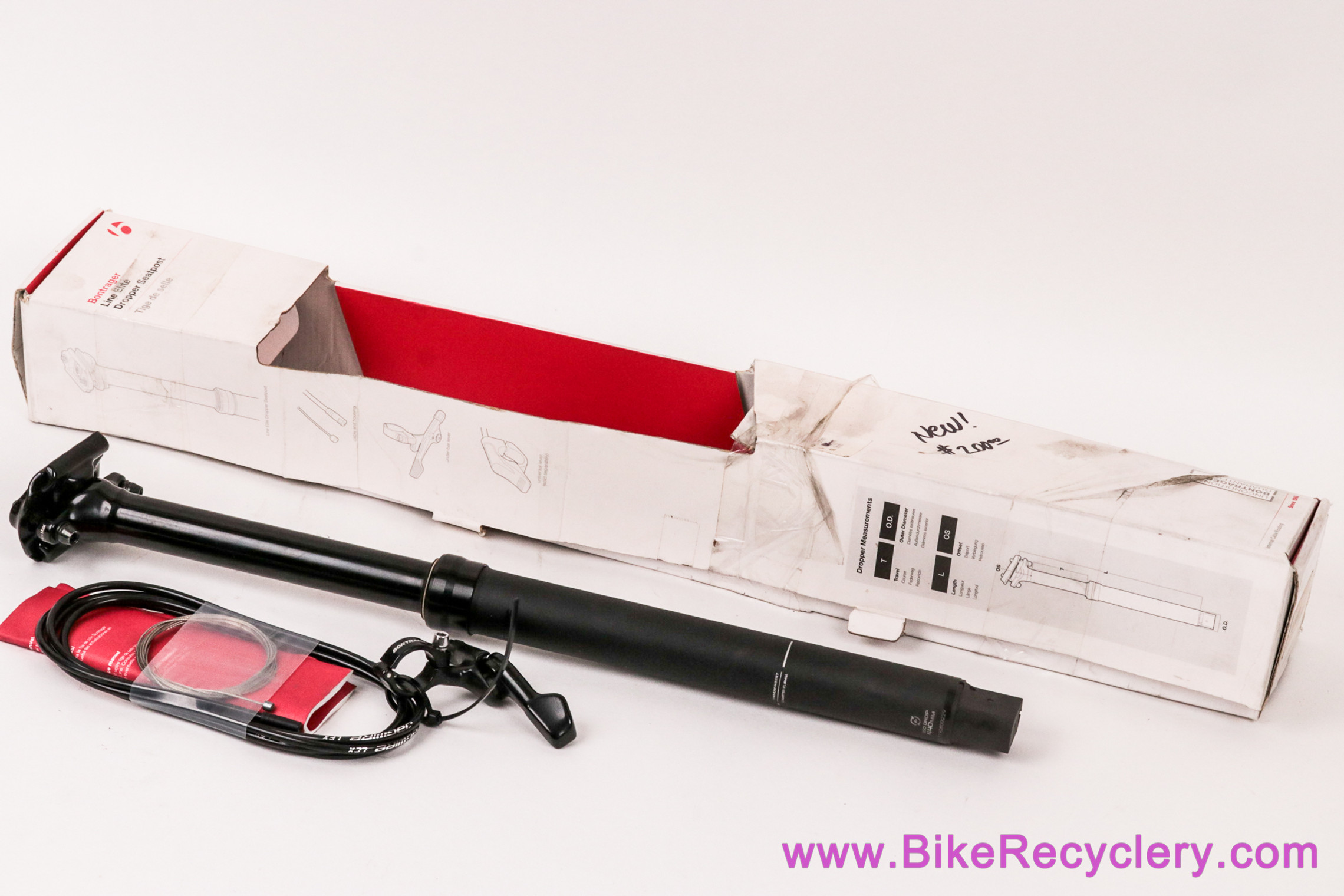 新品　BOTRAGER Line Dropper Seatpost Bontrager Drop Line Dropper Seatpost - Summit Bicycles