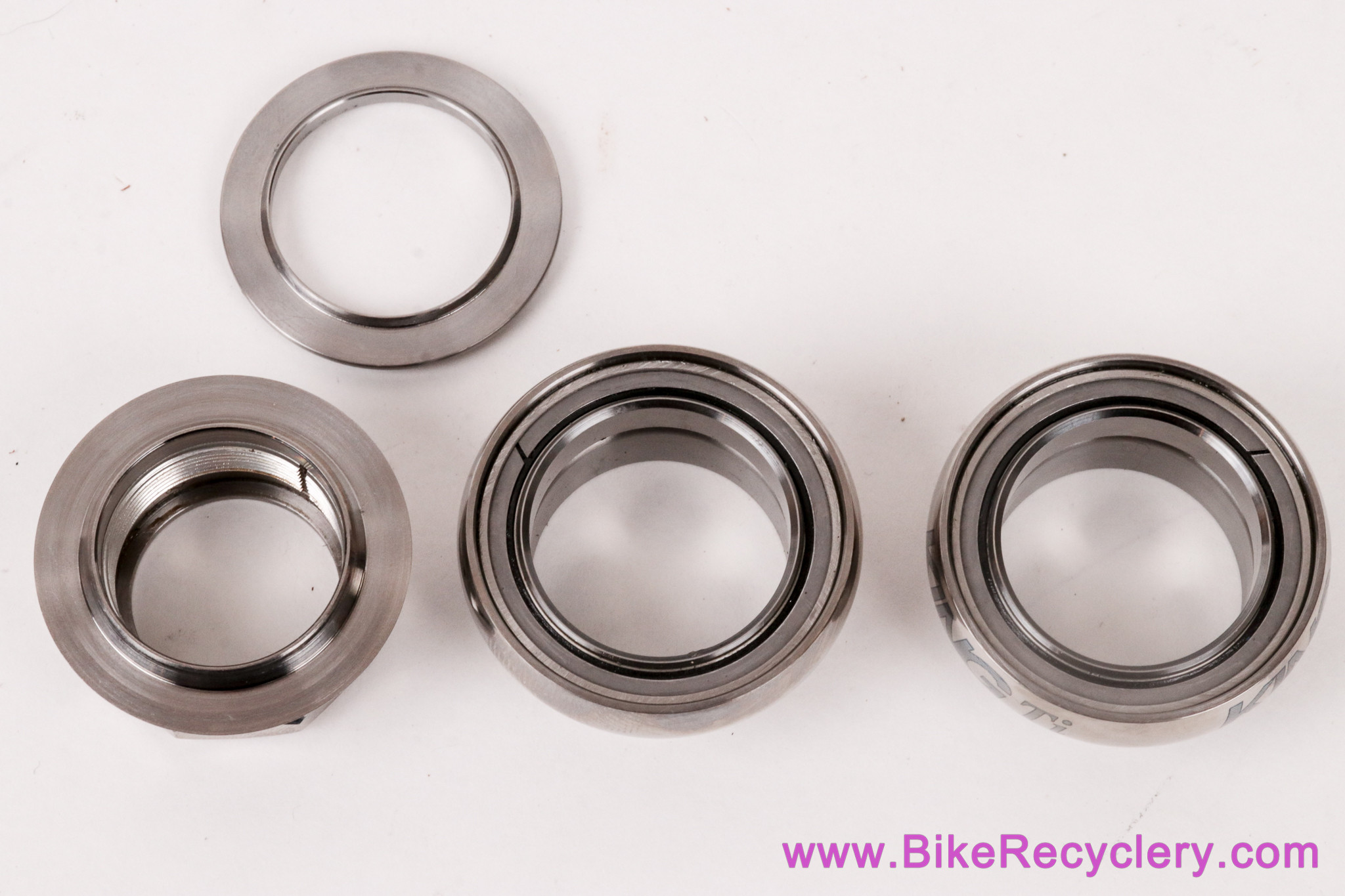 Chris King TITANIUM GripNut 1" Threaded Headset (New Take Off From Show Bike)