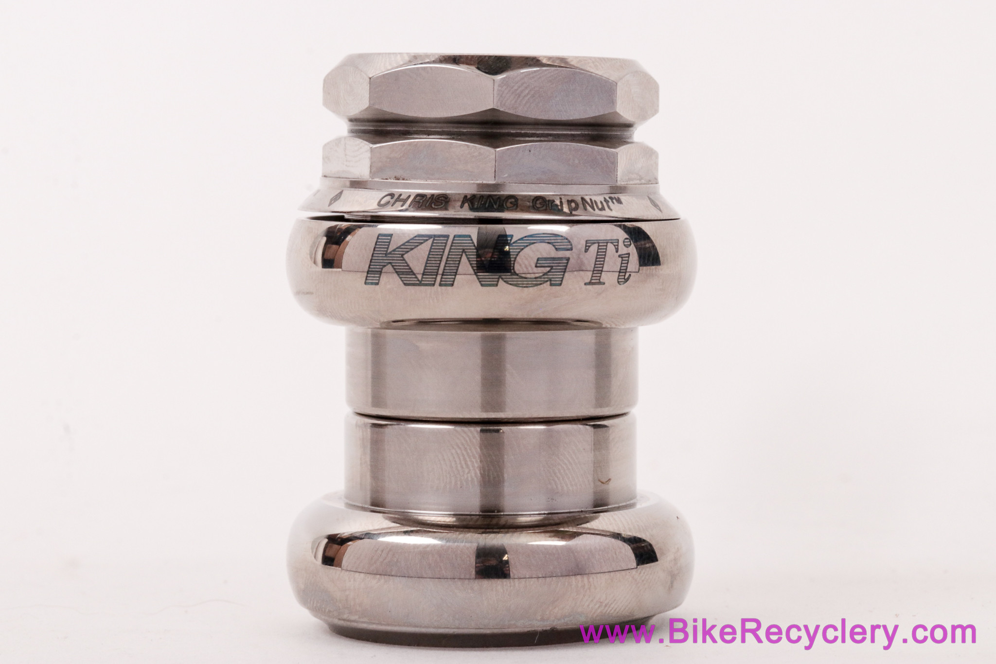 Chris King TITANIUM GripNut 1" Threaded Headset (New Take Off From Show Bike)