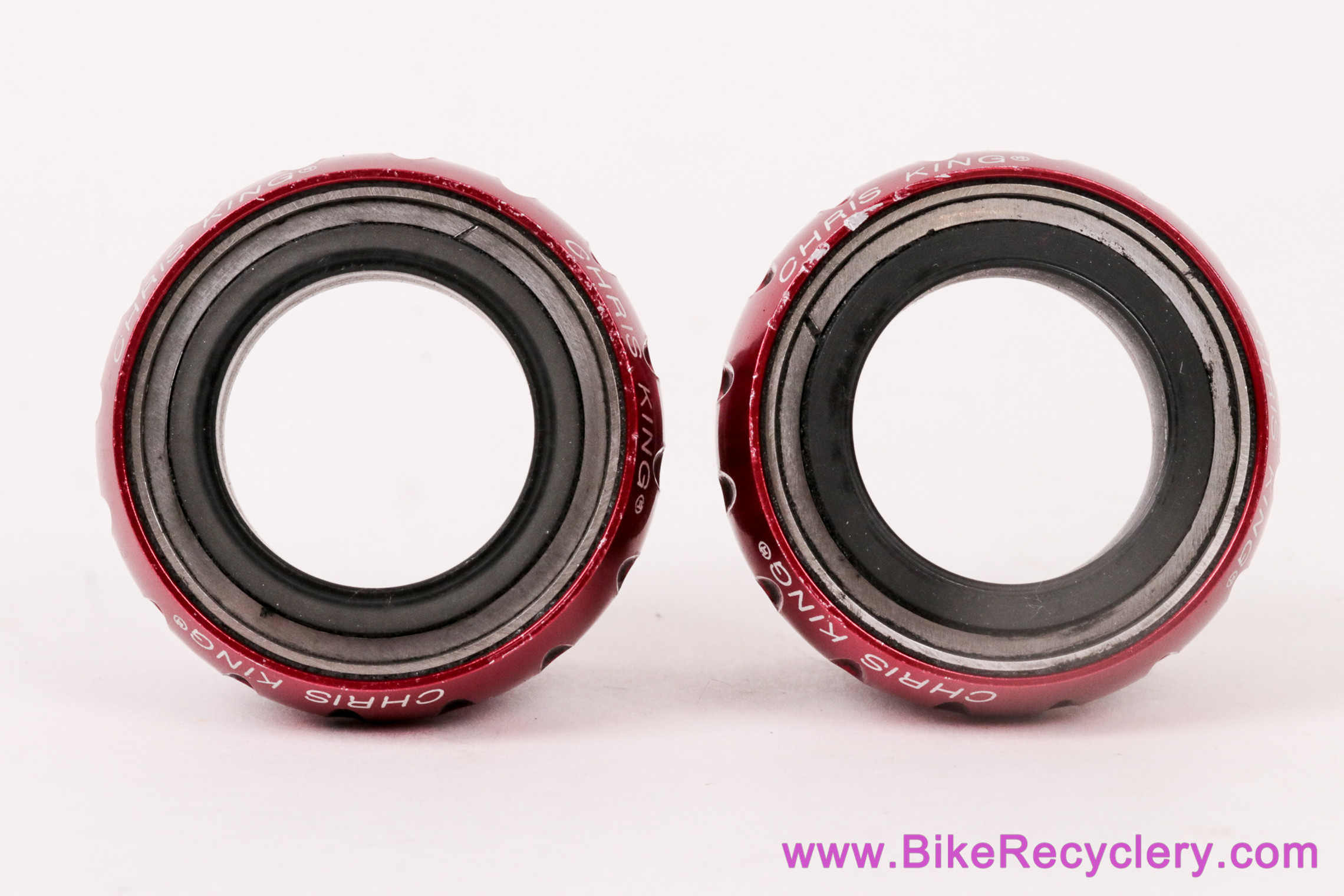 Chris King ThreadFit 24 Bottom Bracket: Red (No center shell)