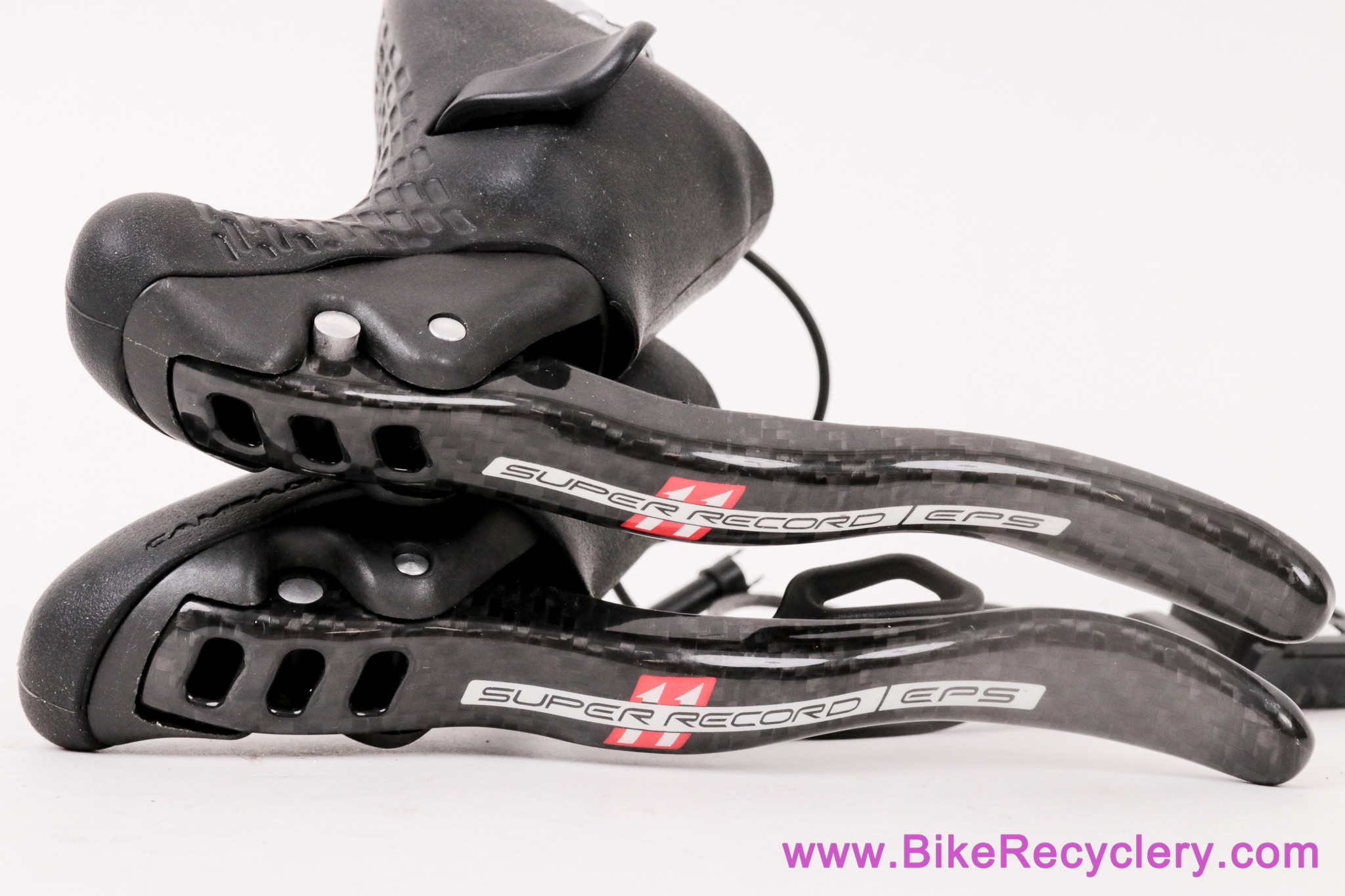 Campagnolo Super Record EPS 11s V2 Ergopower Shifters + Interface: Rim Brake - F/R Pair (Near MINT++ LOW Miles)
