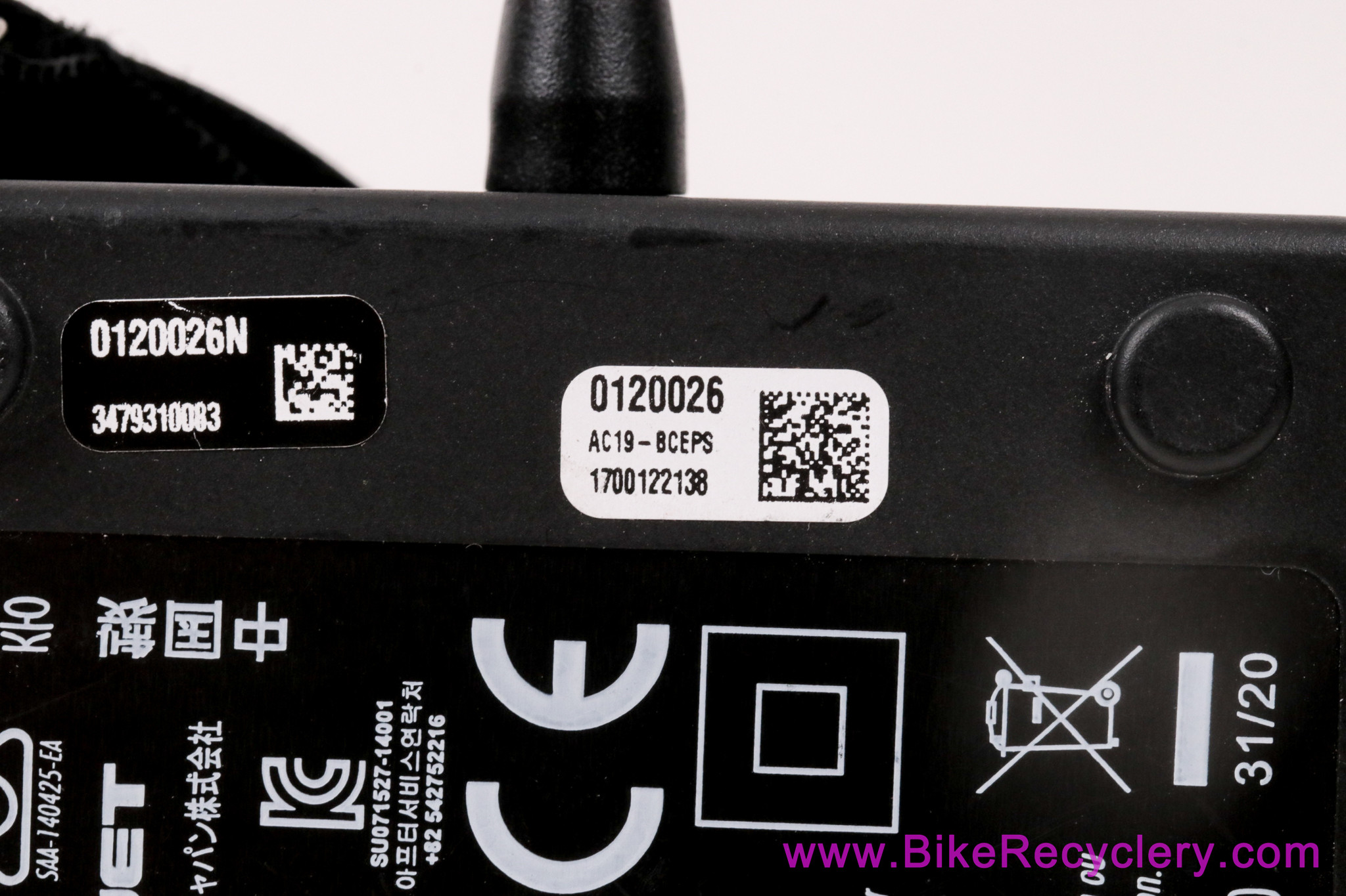 Campagnolo EPS V4/V3/V2 Power Unit Charger: 11s & 12s - AC19-BCEPS