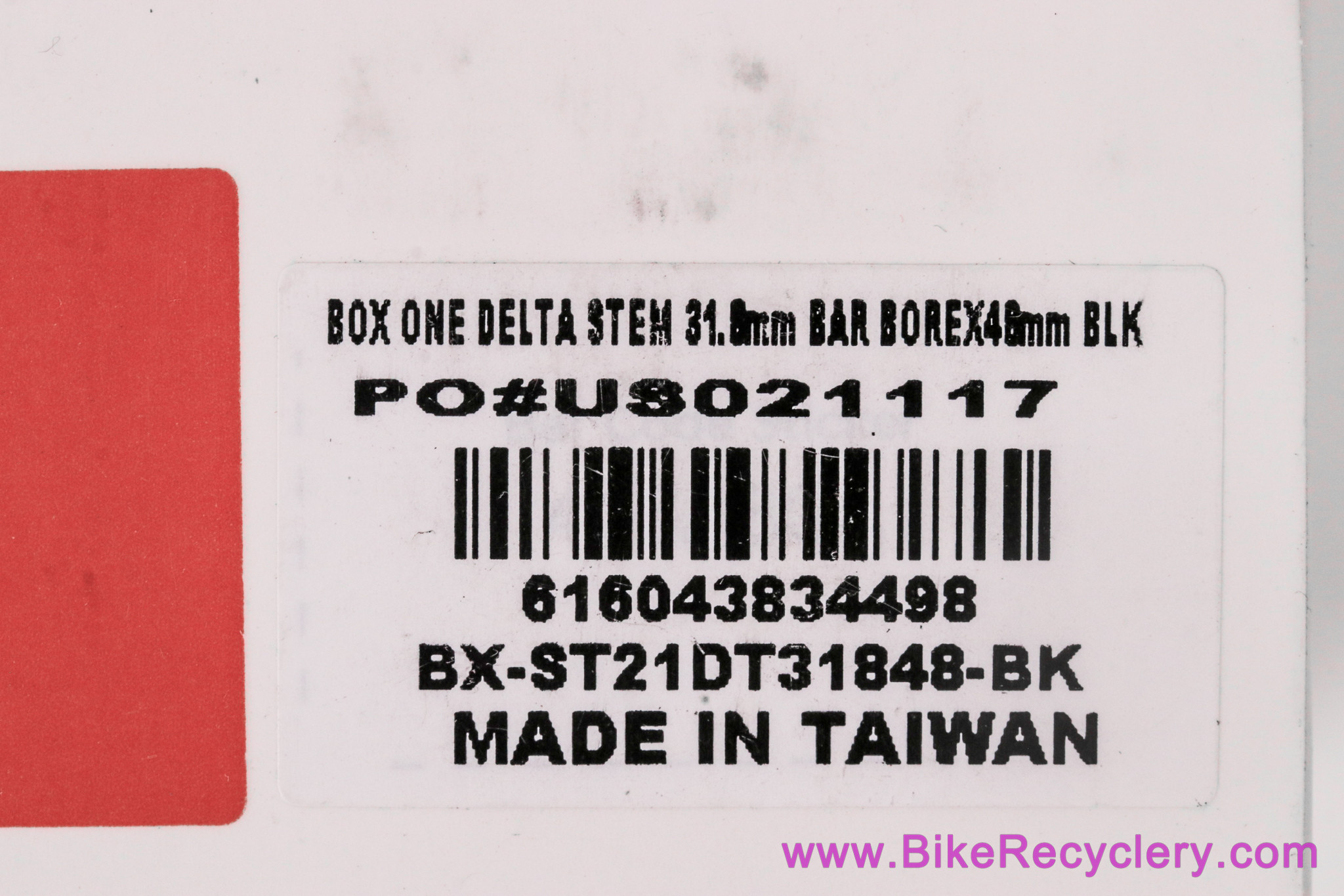 Box One Oversized Delta Stem: 1 1/8