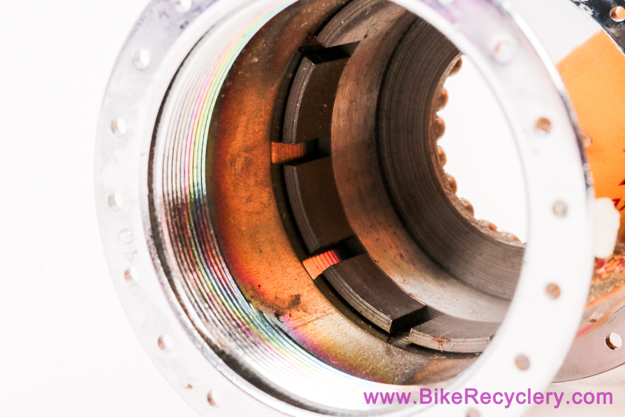 NIB/NOS Sturmey Archer TCW Hub Shell & Ball Cup: 40H - Three Speed