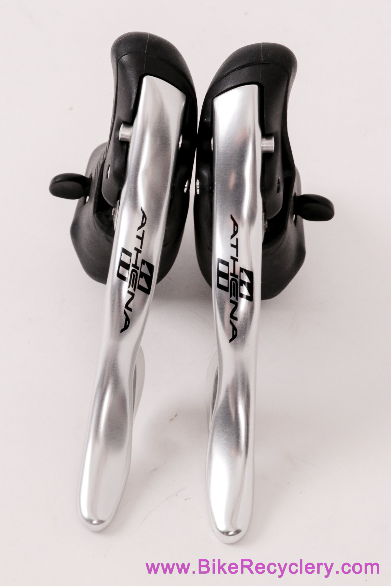 Campagnolo Athena 11s Ergo Shifters: Silver - 2x / 3x - EP15-AT1C