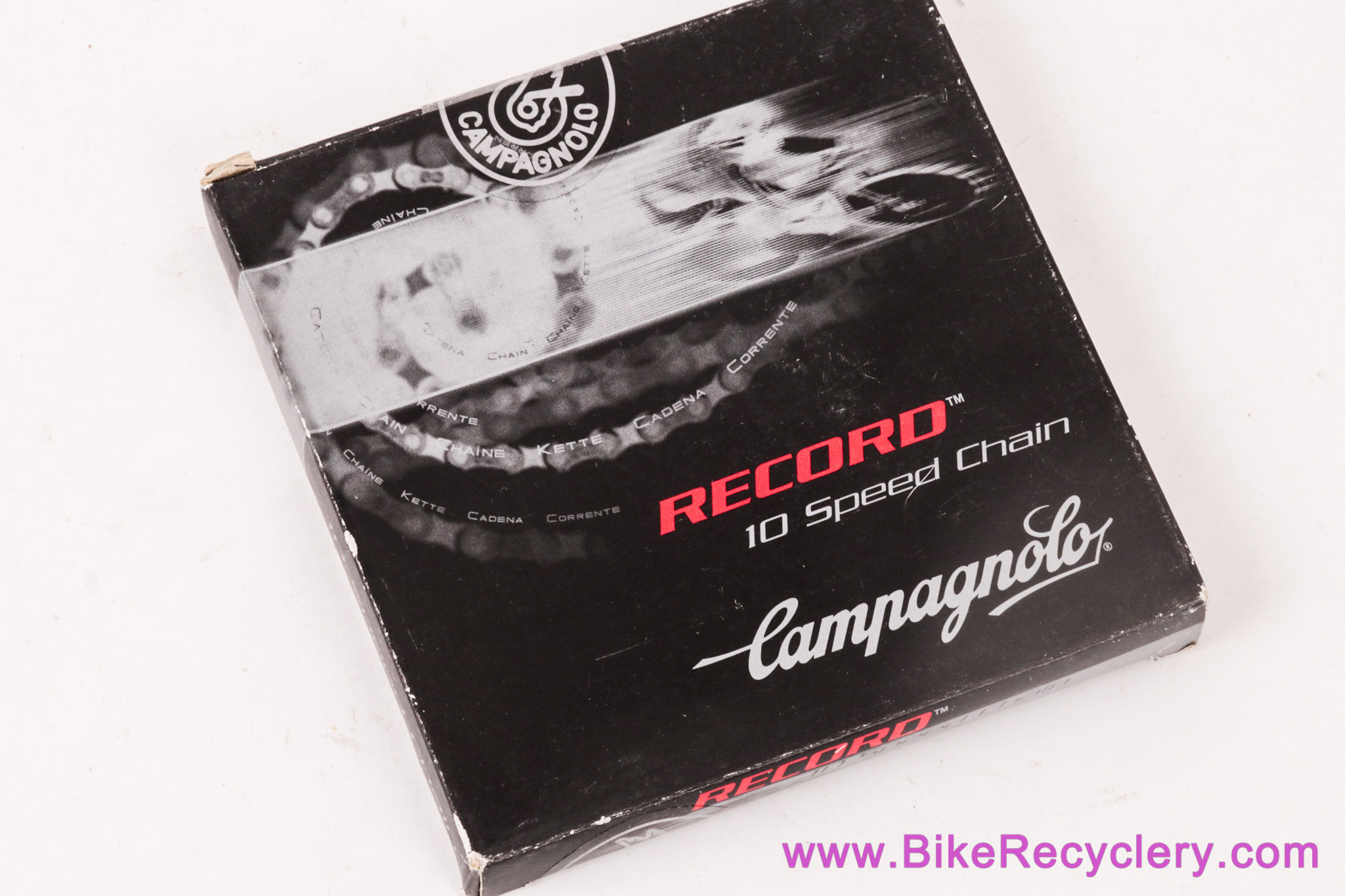 NIB/NOS Campagnolo Record C10 10 Speed Ultra Narrow Chain: CN03-RE10 (Original 2000's Issue Version)