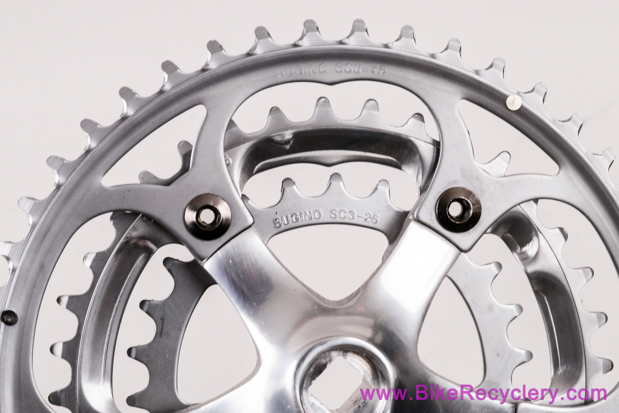 Sugino XD2 / XD300 Triple Crankset: 170mm x 46/36/26t - JIS Square