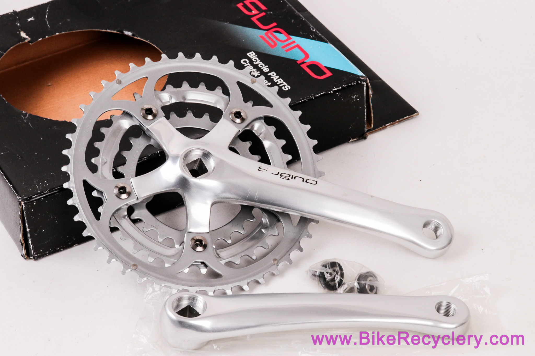 Sugino XD2 / XD300 Triple Crankset: 170mm x 46/36/26t - JIS Square