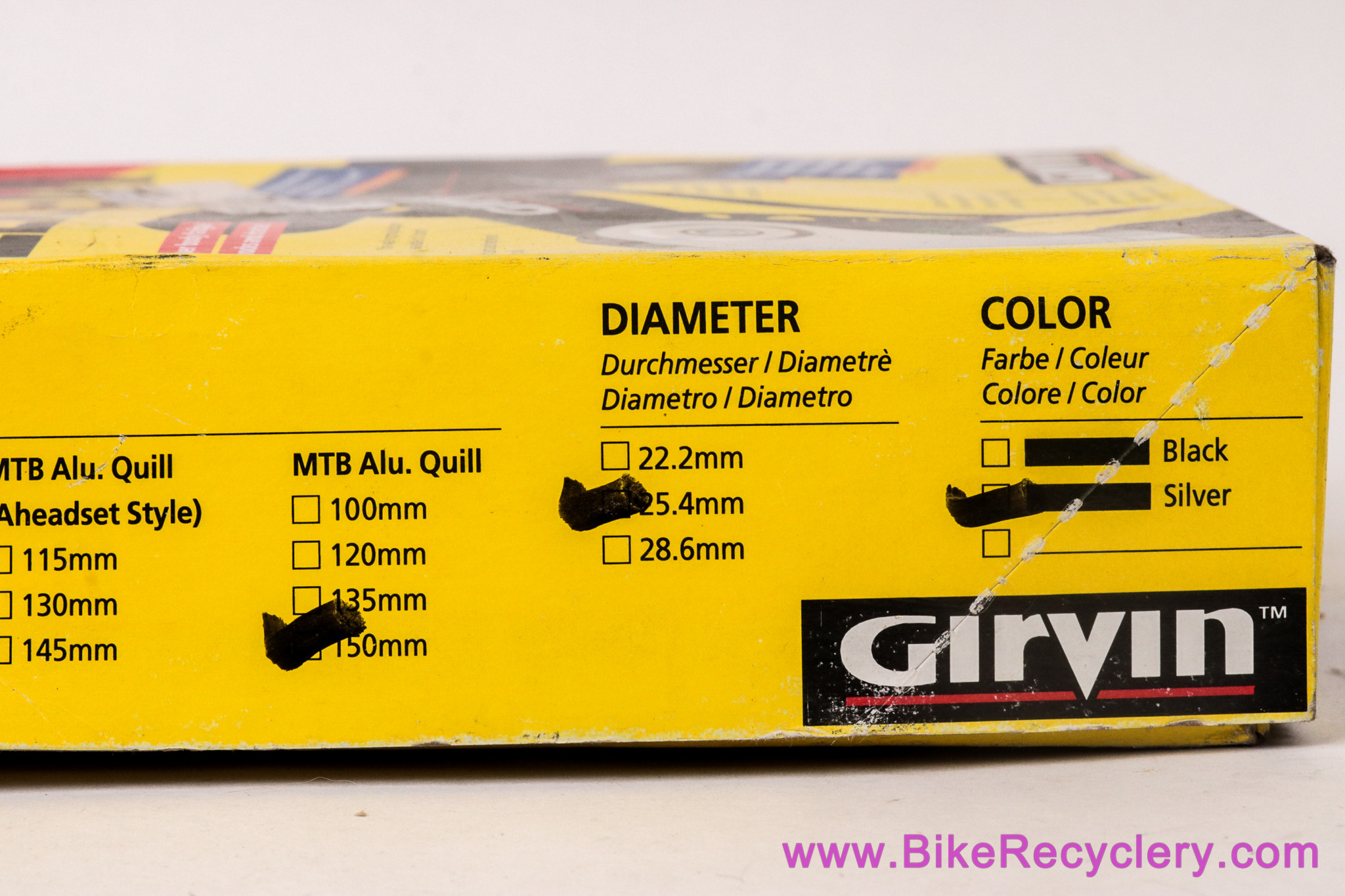 Tige De Plume Girvin Flexstem 130mm - Diamètre 25.4mm (1 1/8") Pour Vélo De Route | Occasion Fonctionnelle