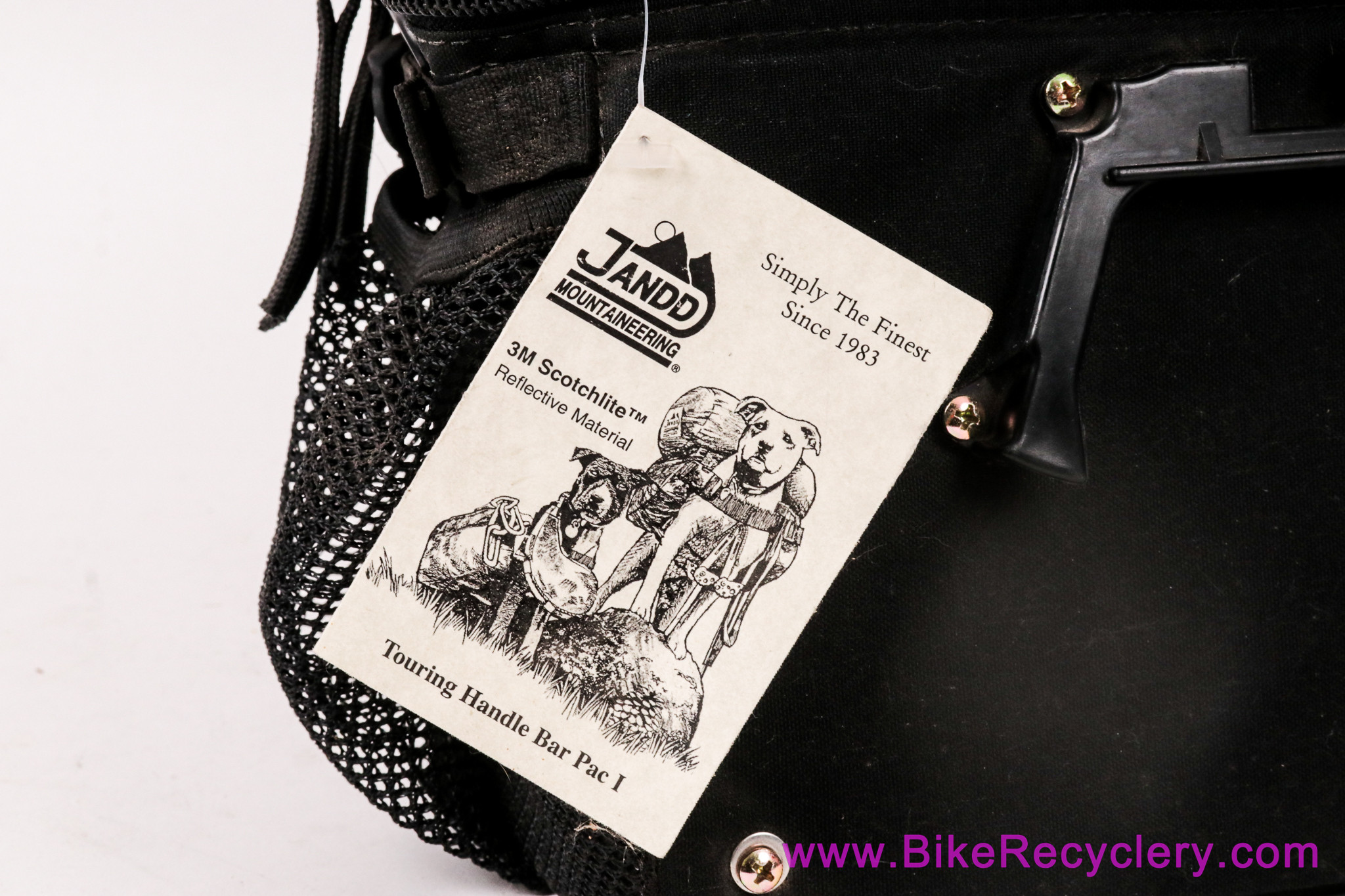 NOS Jandd Mountaineering Handlebar Pack/Bag 1: Black - Klickfix