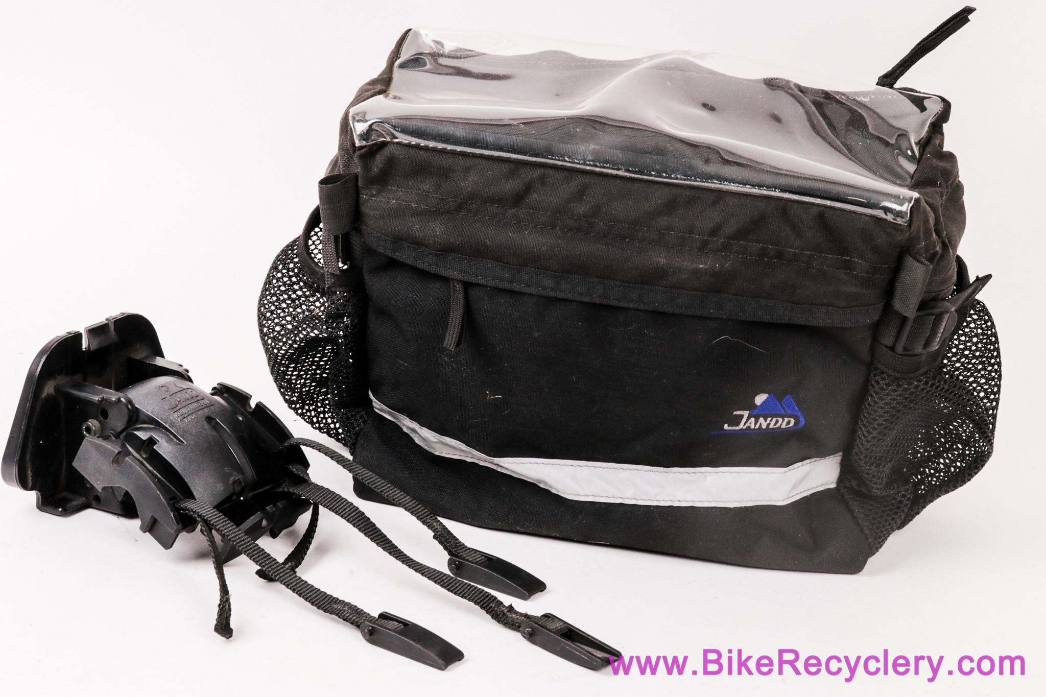 Jandd Mountaineering Handlebar Pack/Bag 1: Black - Klickfix-Like Quick Release Mounting Bracket (Near Mint Barely Used