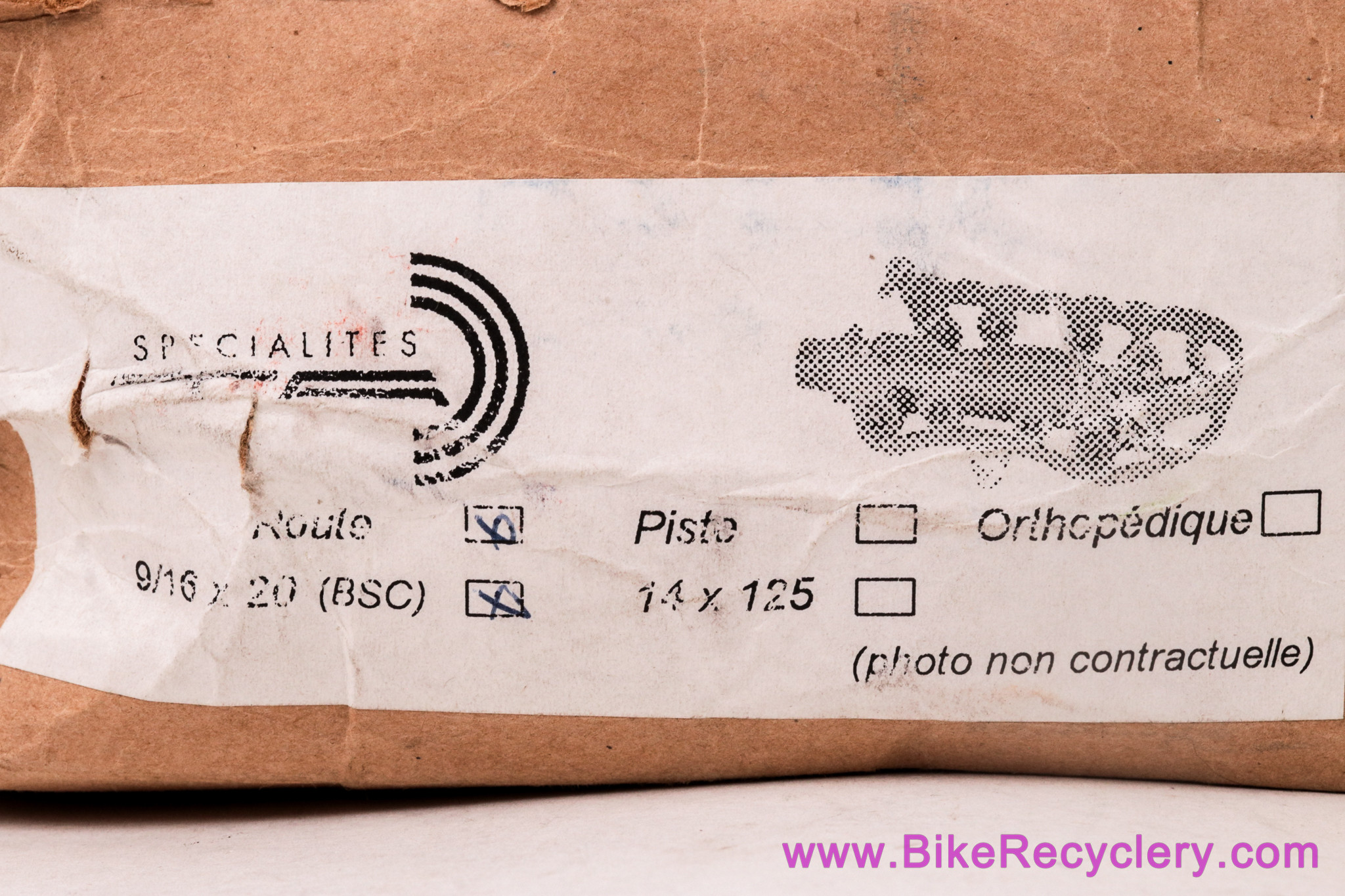 Specialties T.A. 4690 Route / Strada Pedals: 9/16" BSA - Modern (Cracked Body At Cap)