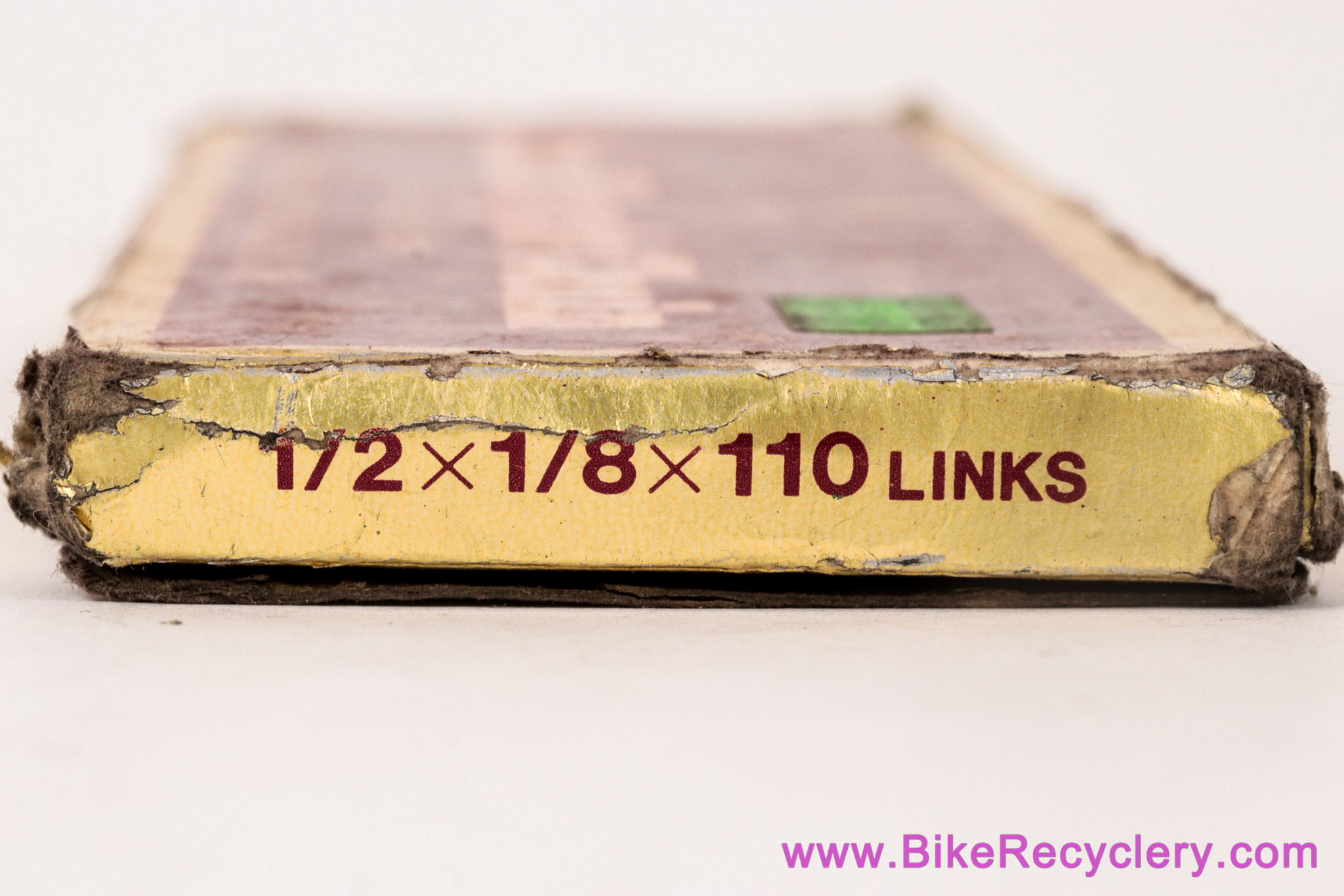 Izumi ESH Track Chain: 1 1/8" x 110L - Black & Gold - Singlespeed (NEW)